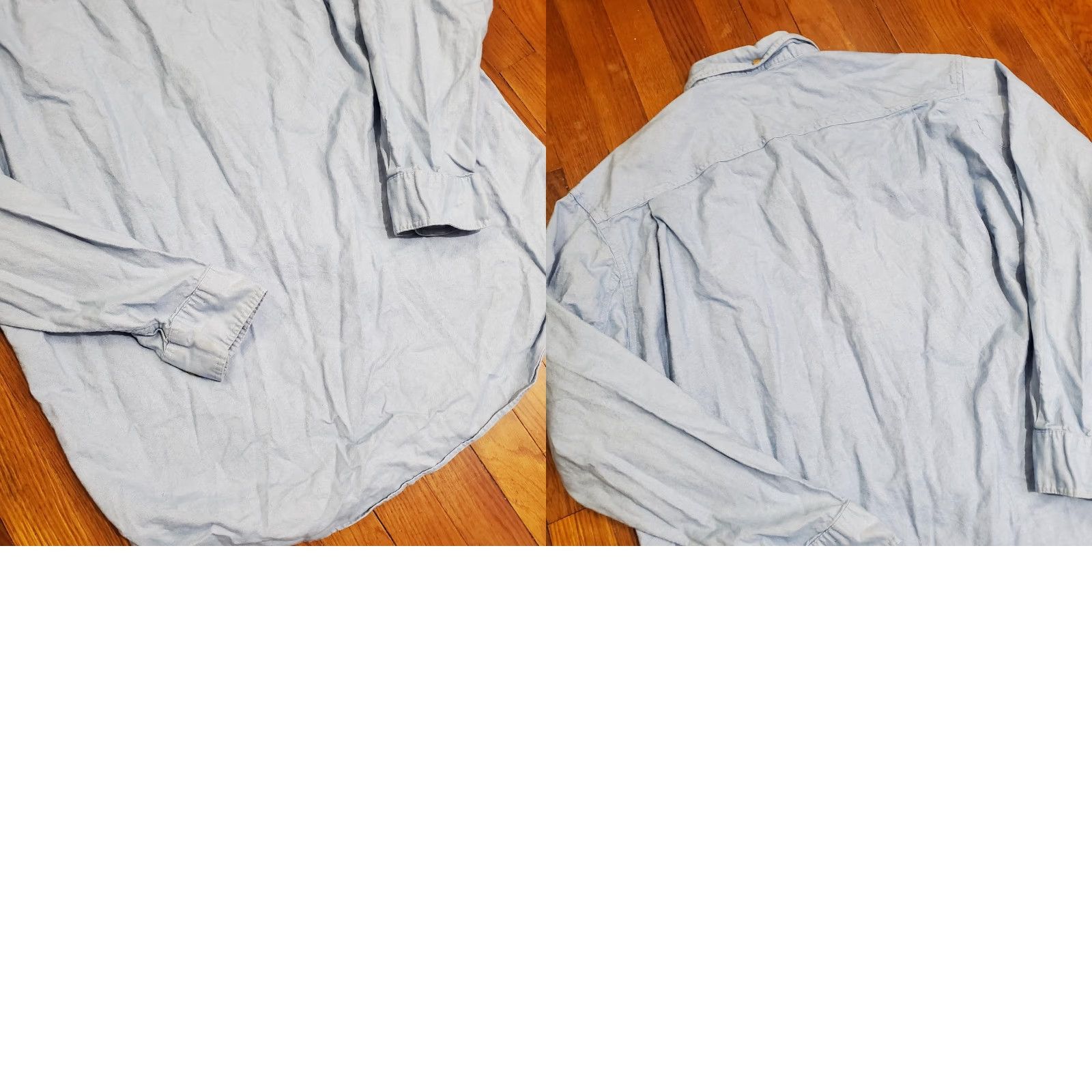 Duluth Trading Company Duluth Trading Co Shirt Mens Large Blue Chambray Button Down Long Sleeve Casual Workwear Size US L / EU 52-54 / 3 - 9 Thumbnail