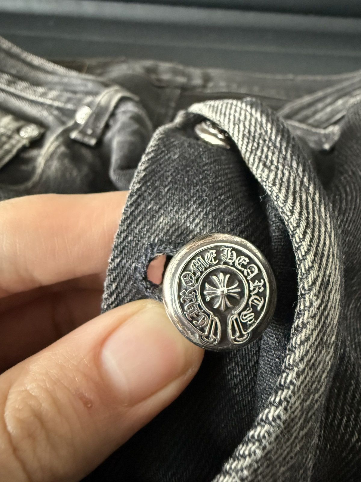 Chrome Hearts Chrome Hearts Vintage 501 Jeans Size US 32 / EU 48 - 16 Thumbnail