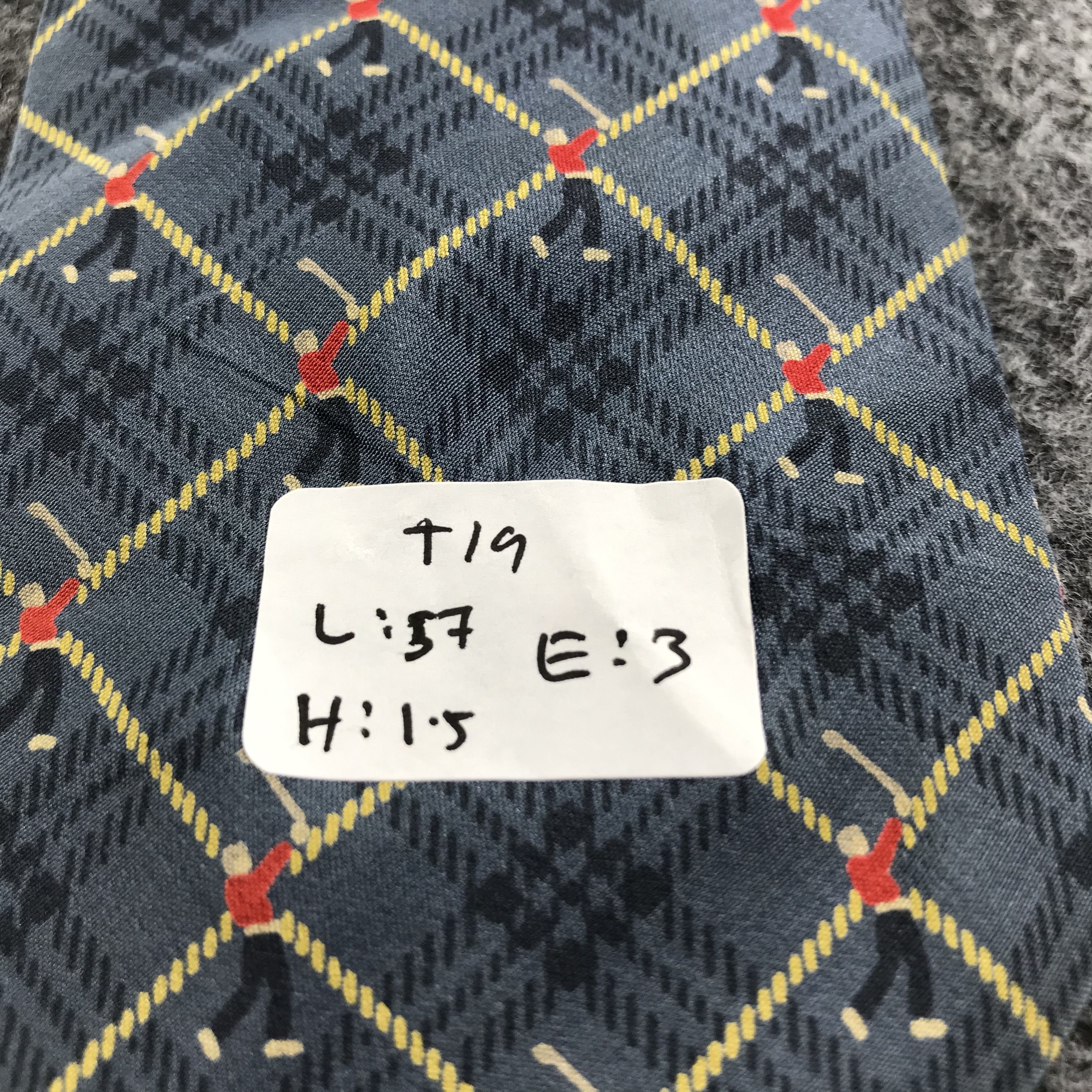 Givenchy × Vintage Vintage Givenchy Golfer Silk Neck Ties T19 Size ONE SIZE - 7 Thumbnail