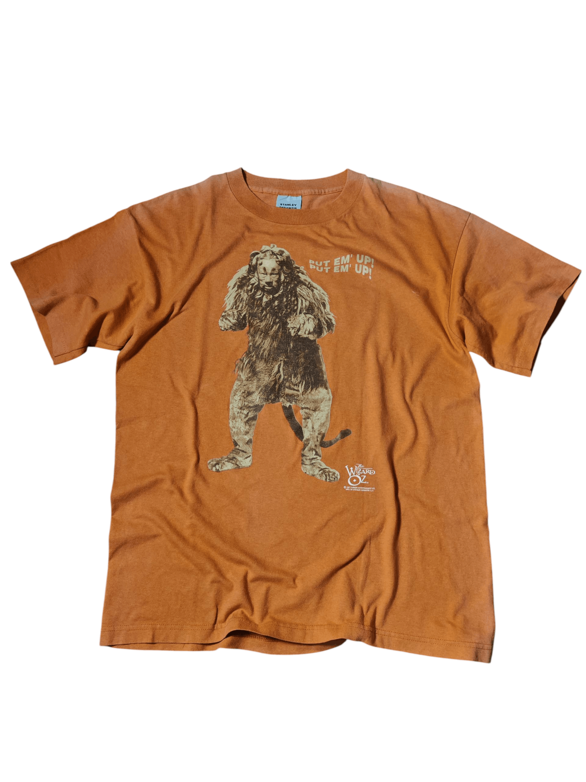Vintage 97 Wizard Of Oz Cowardly Lion DeSantis Tshirt🦁