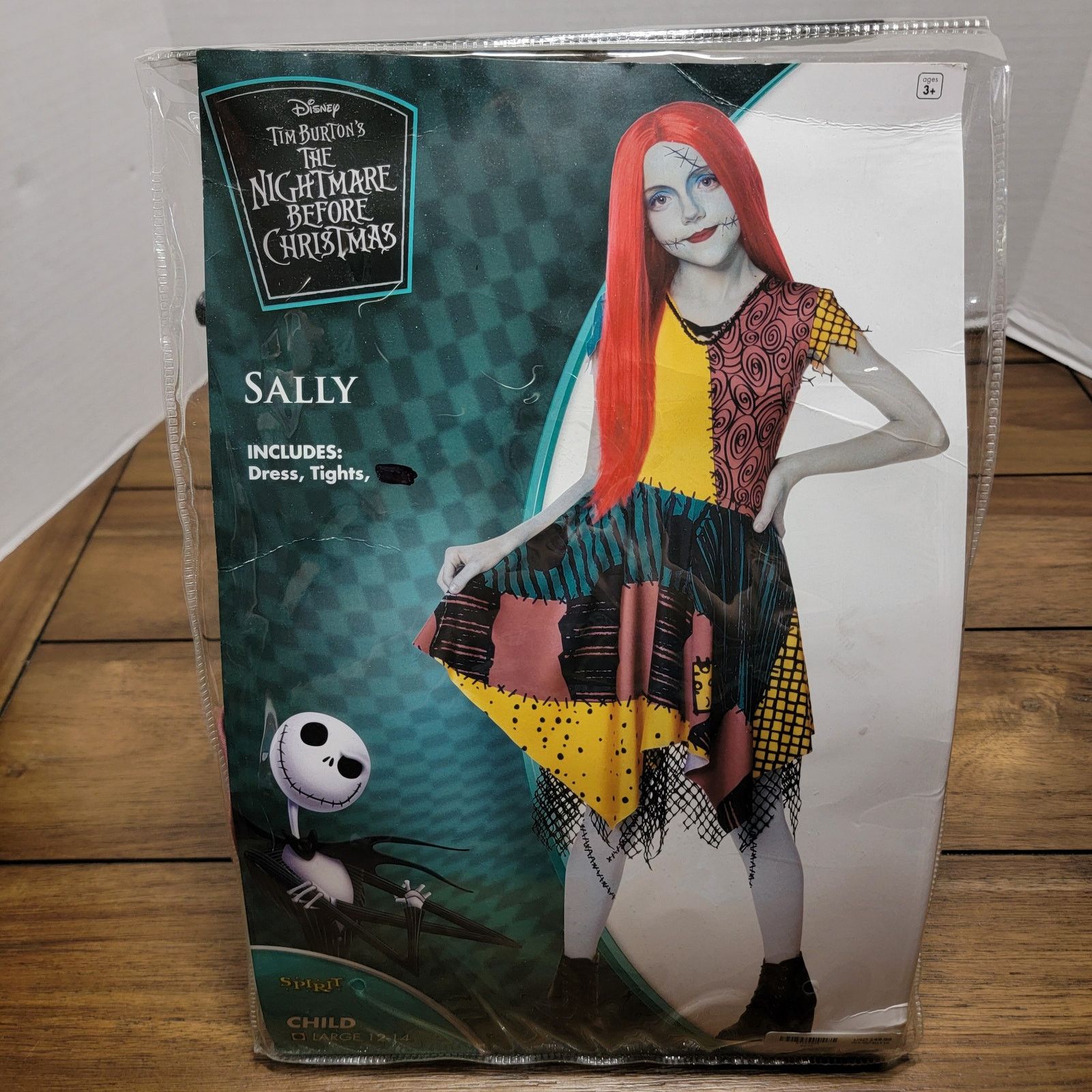 Disney 2Pc Nightmar Before Xmas Child Sally Costume - Large (12-14) Size XL / US 12-14 / IT 48-50 - 1 Thumbnail