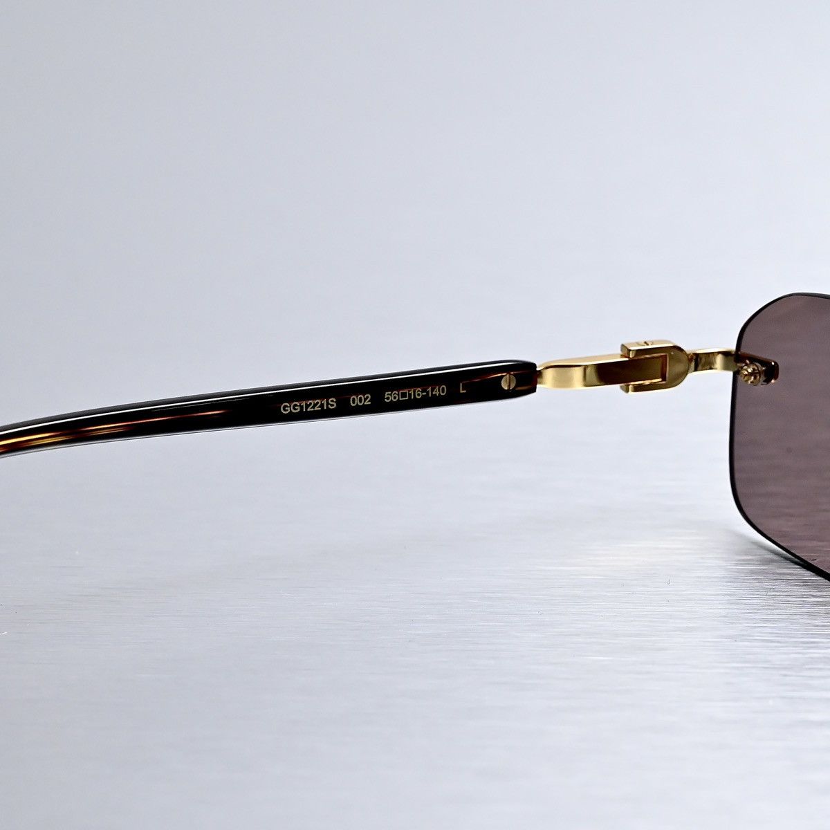 Gucci GUCCI GG1221S 002 SUNGLASSES Size ONE SIZE - 9 Thumbnail