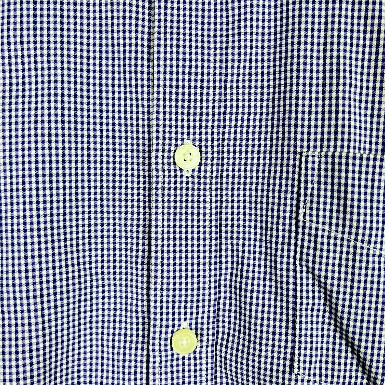 UNTUCKit Men's Untuckit Ducale Blue & White Checked Button-Up - M Size US M / EU 48-50 / 2 - 3 Thumbnail