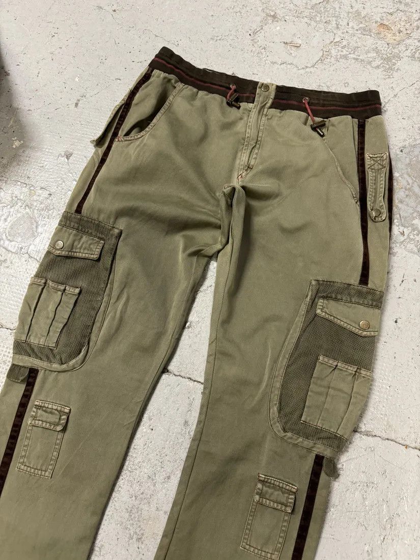 Designer × Dolce & Gabbana × Vintage SS2003 Dolce & Gabbana Green Cargo Utiliy Joggers Pants Size US 33 - 6 Thumbnail
