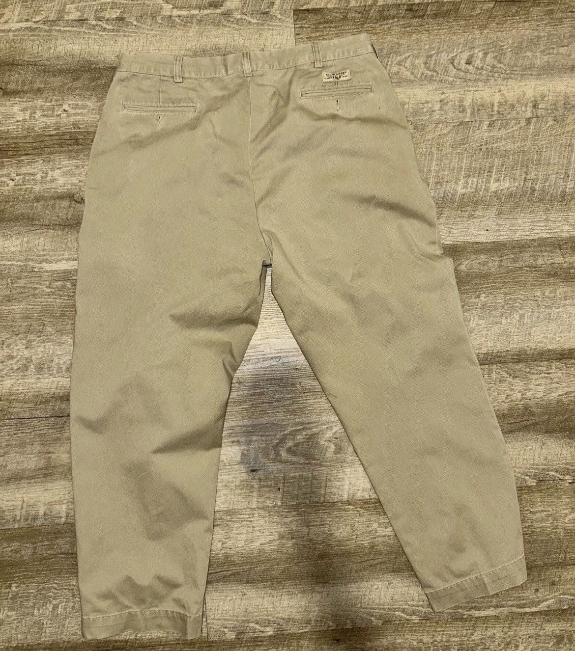 Polo Ralph Lauren Polo Ralph Lauren Mens Classic Fit Cotton Chino Pants Pleat Size US 38 / EU 54 - 5 Thumbnail