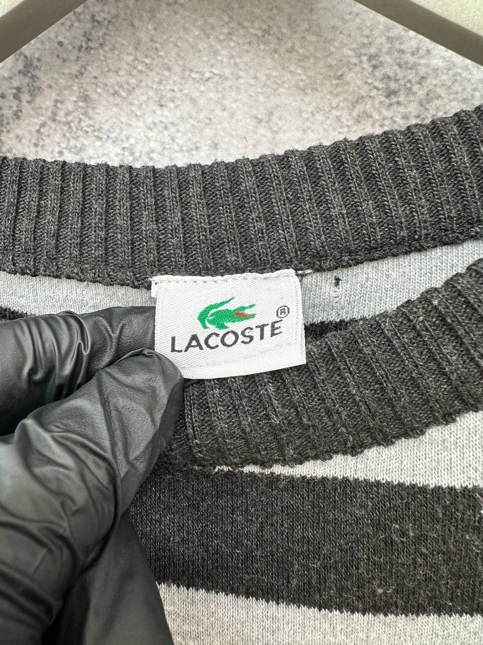 Lacoste Lacoste Striped Crew Neck Striped Vintage Jumper Size US L / EU 52-54 / 3 - 10 Thumbnail