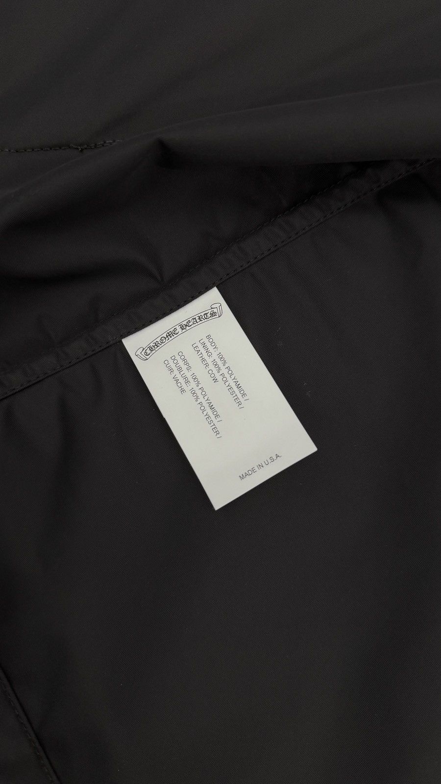 Chrome Hearts Chrome Hearts Nylon Zip-Up Shirt With Leather Pockets - XXL Size US XXL / EU 58 / 5 - 6 Thumbnail