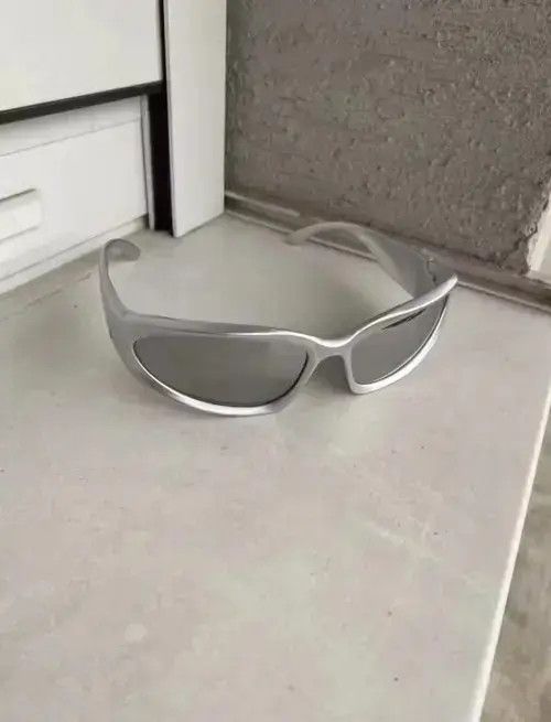 Other Sunglasses vintage retro silver y2k unisex Size ONE SIZE - 2 Thumbnail