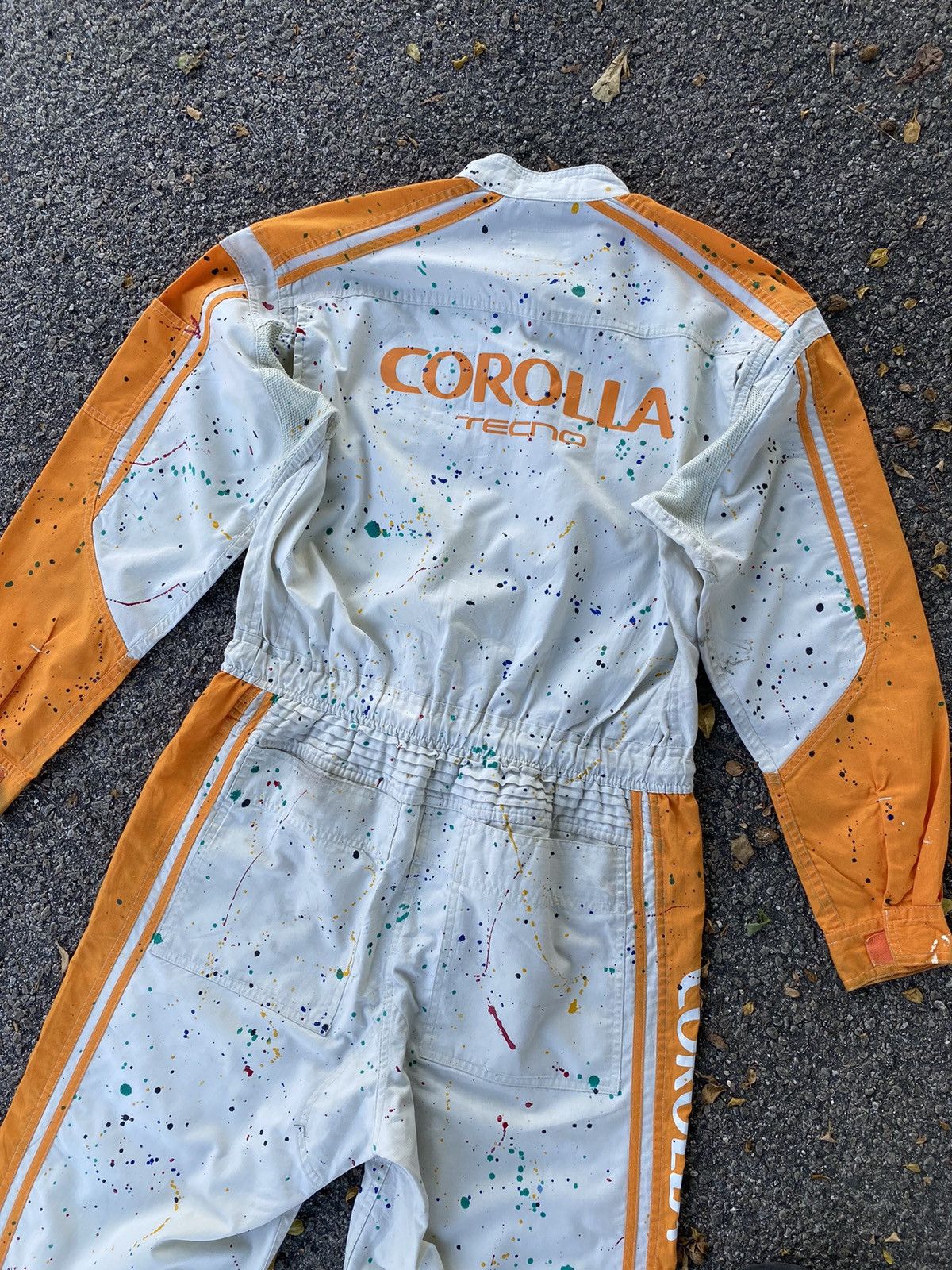 Vintage 🔥 Distressed 🔥 Vintage Toyota Corolla Tecno Jumpsuit Size US 36 / EU 52 - 9 Thumbnail