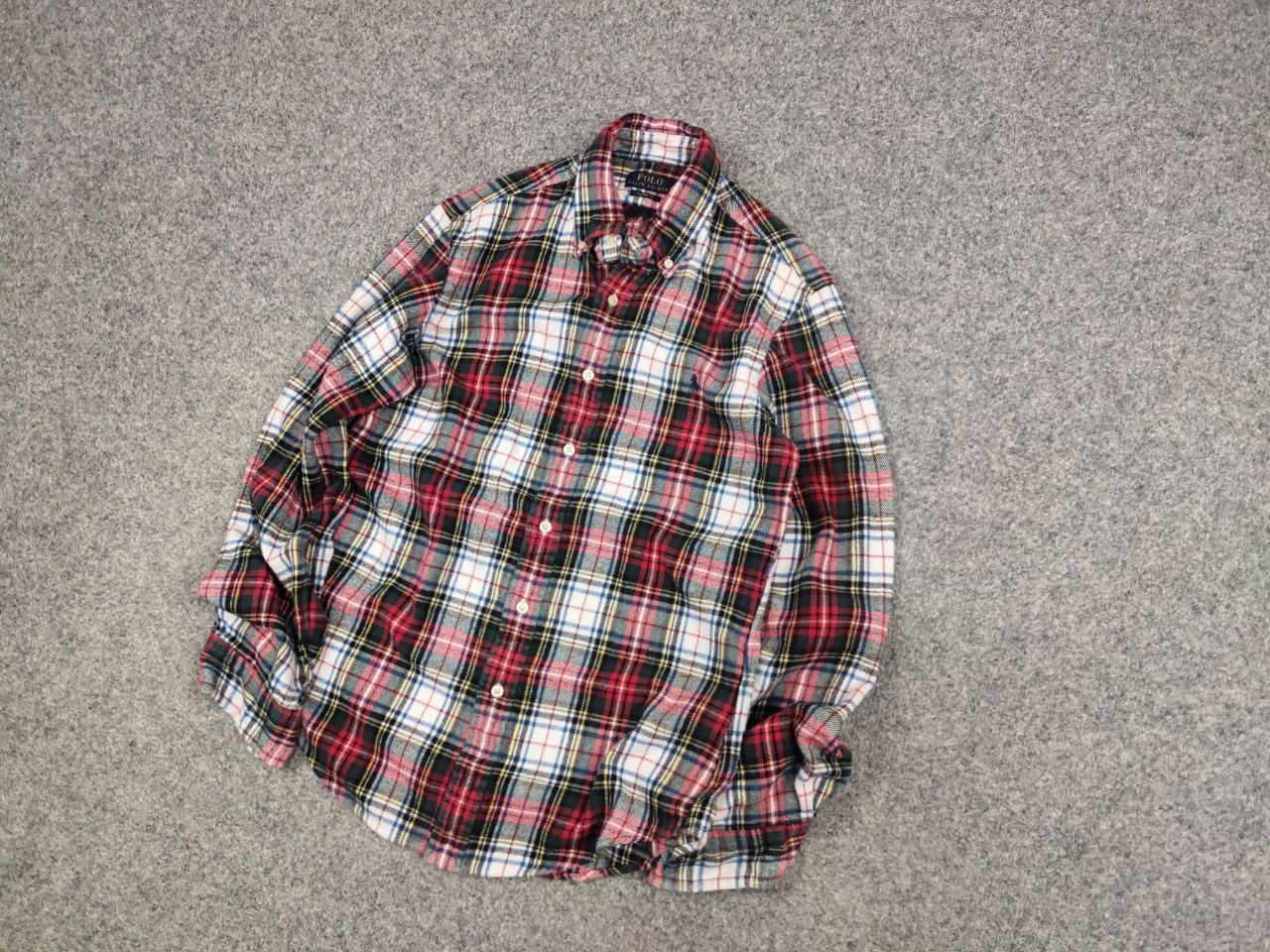 Polo Ralph Lauren Vintage Polo Ralph Lauren Flannel Shirt Y2K Style Custom fit Size US S / EU 44-46 / 1 - 4 Thumbnail