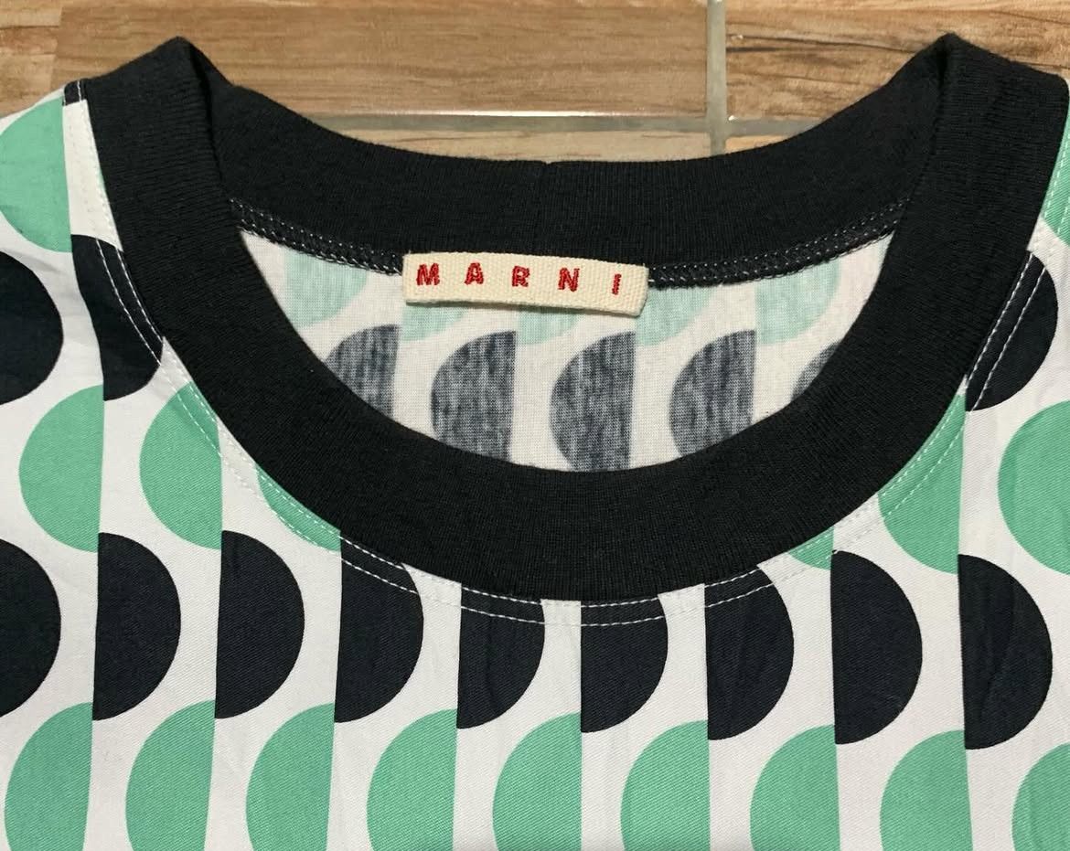 Marni 2000s Marni Abstract Printed Commesa Top Shirt Size US XS / EU 42 / 0 - 3 Thumbnail