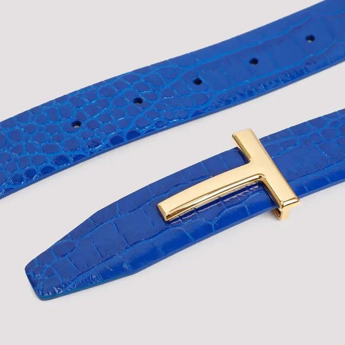 Tom Ford o1loc1c0824 Size: 75 / WB207 Belt in Blue Size ONE SIZE - 2 Thumbnail