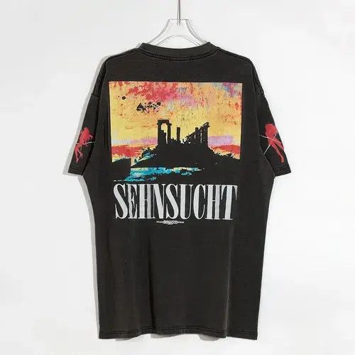 VIBE Vintage Style Printed Washed Short Sleeve Size US M / EU 48-50 / 2 - 2 Thumbnail