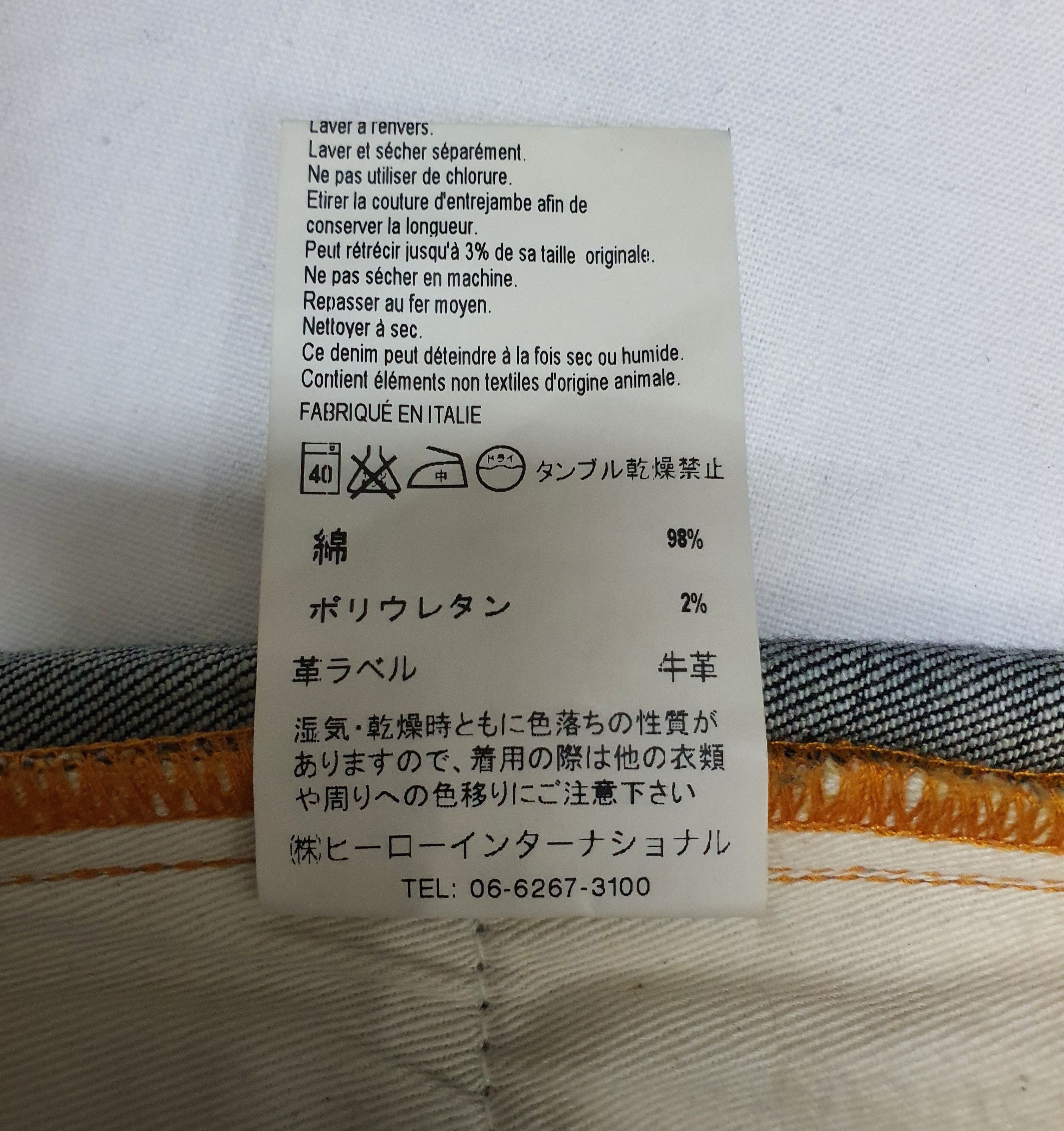 Nudie Jeans Waist 30" Nudie Jeans Thin Finn Dry Twill Stretchable Denim. Size US 30 / EU 46 - 17 Thumbnail