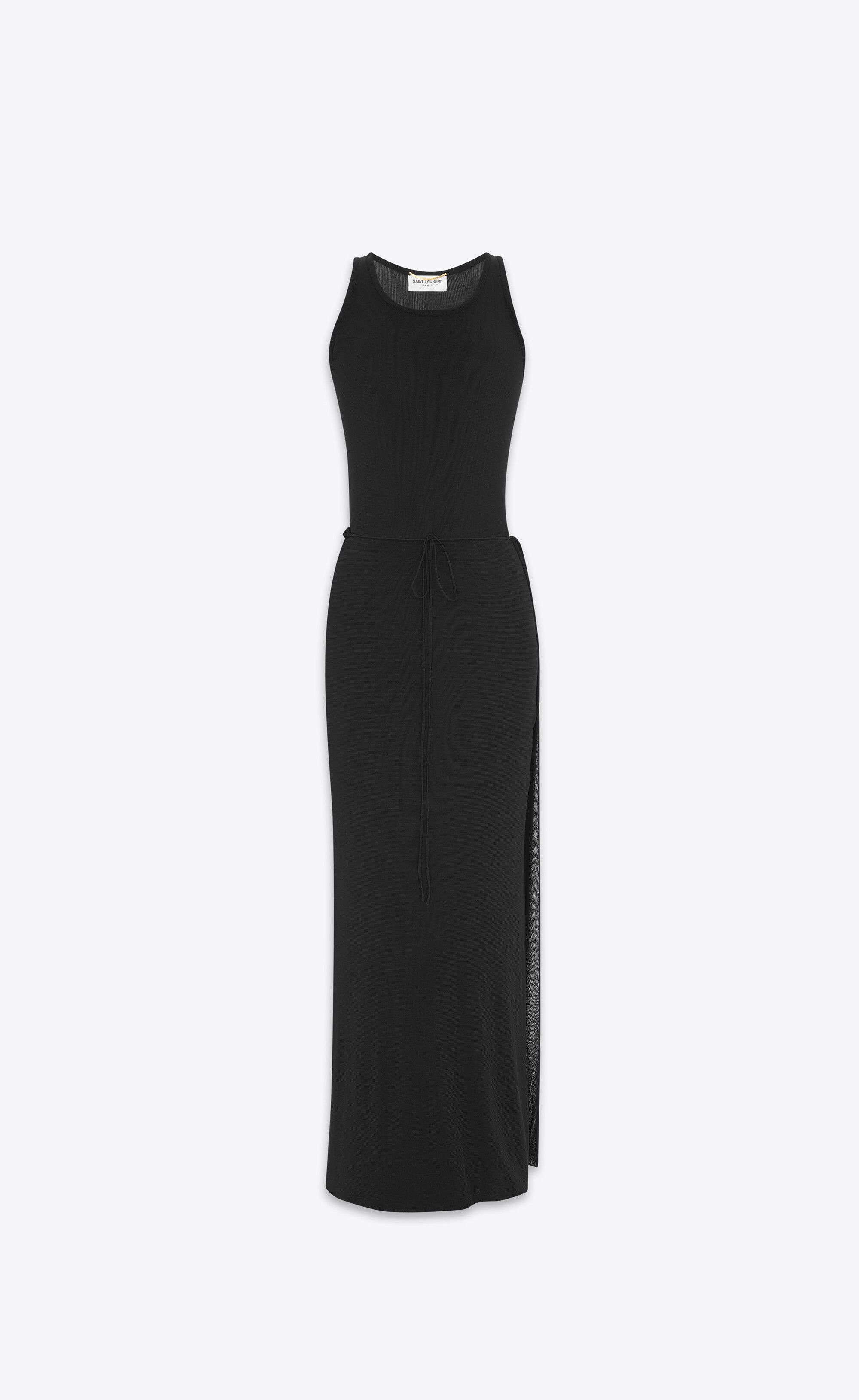 Saint Laurent Paris o1y0126 Maxi Dress in Black Size M / US 6-8 / IT 42-44 - 1 Thumbnail