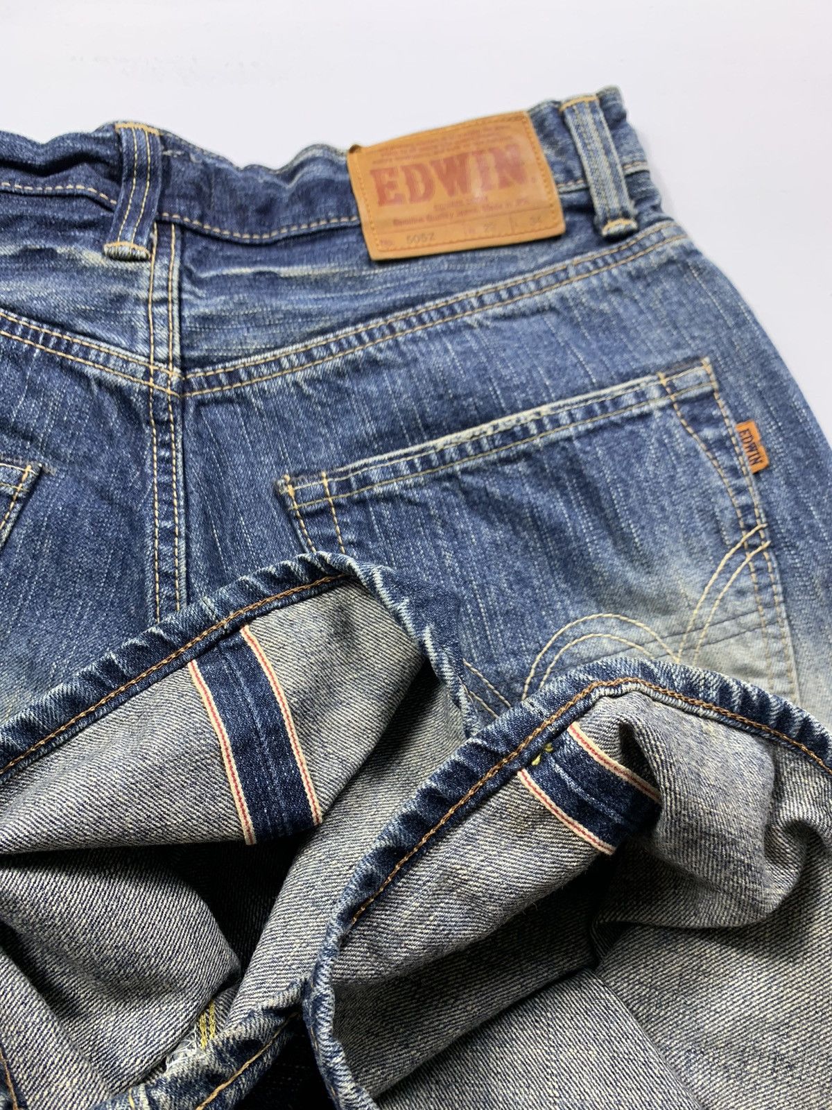Edwin EDWIN 505Z SELVEDGE DISTRESSED DENIM Size US 29 - 3 Thumbnail