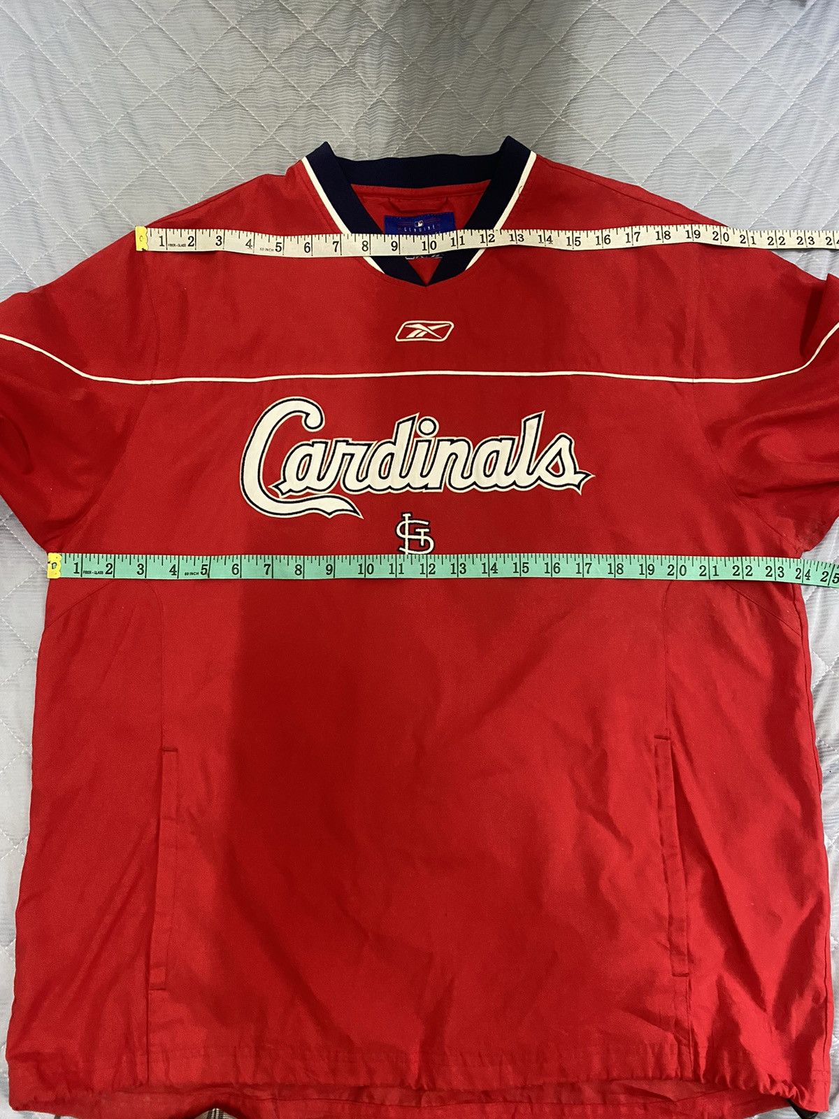 MLB × Reebok (M) ST LOUIS CARDINALS POLYESTER JERSEY LONG SLEEVE Size US M / EU 48-50 / 2 - 13 Thumbnail