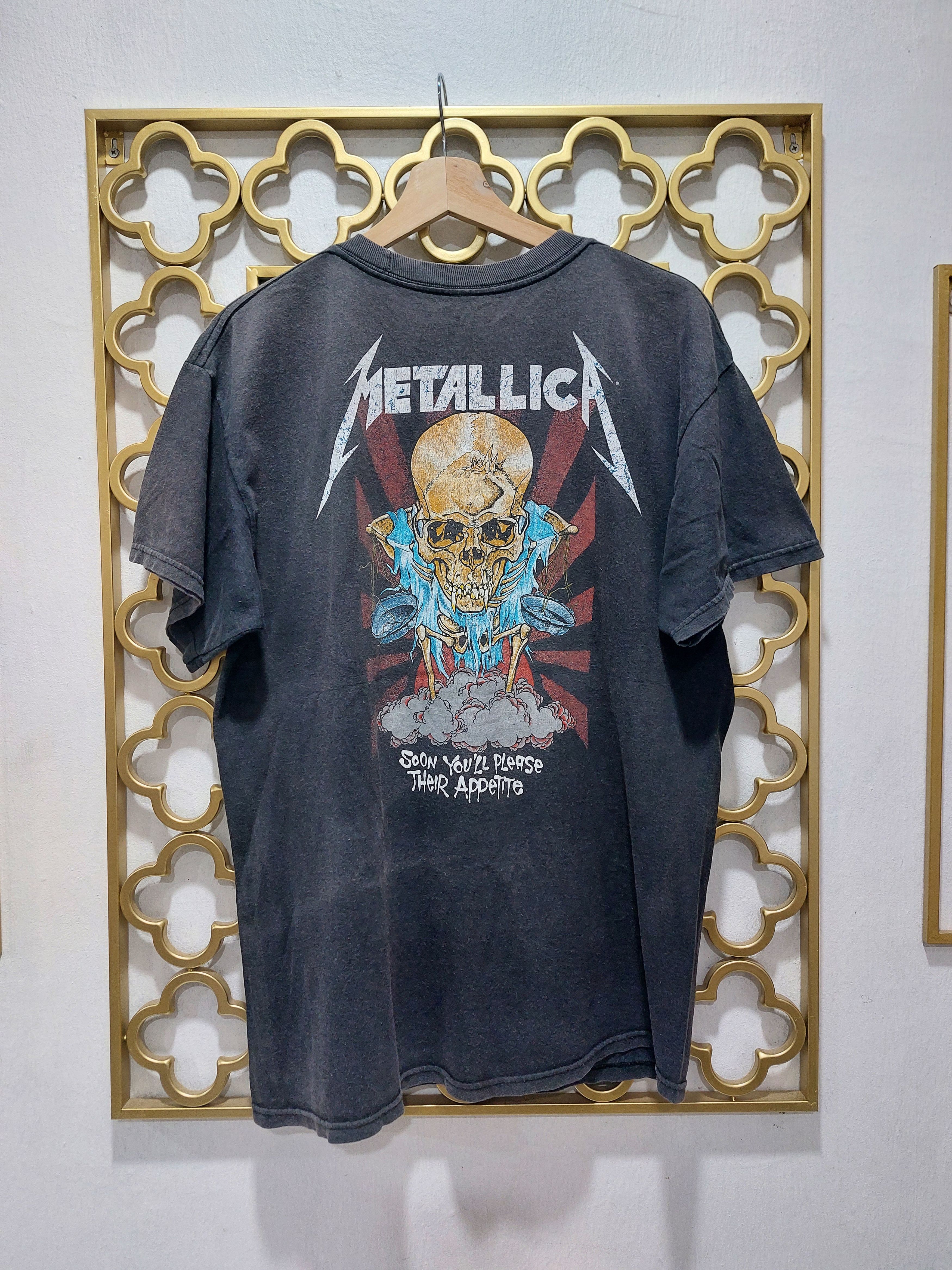 Band Tees Metallica Sun Faded Y2K Vintage Tee ©2007 Size US L / EU 52-54 / 3 - 2 Thumbnail