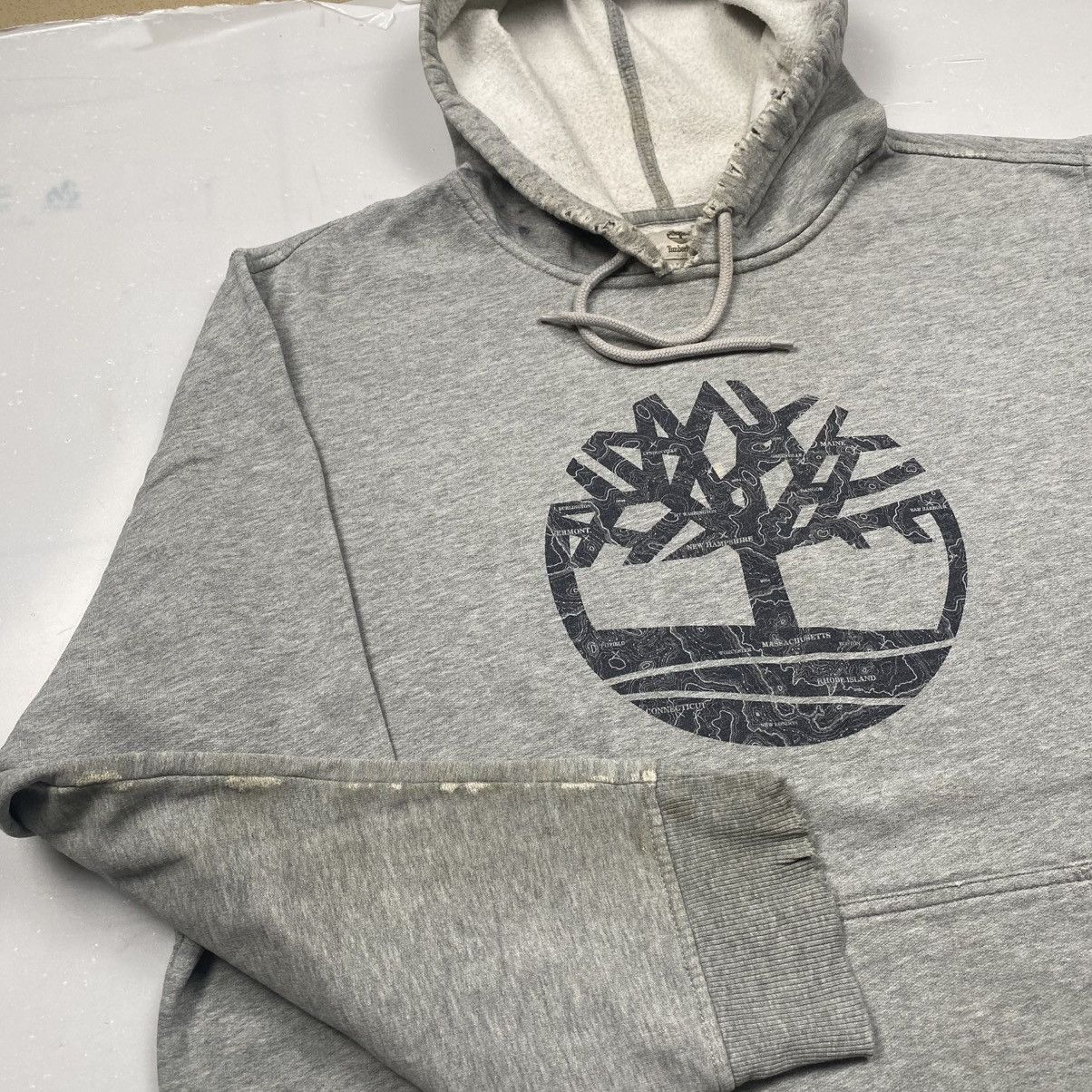 Timberland Vintage y2k Timberland International Distressed Pullover Size US XL / EU 56 / 4 - 3 Thumbnail