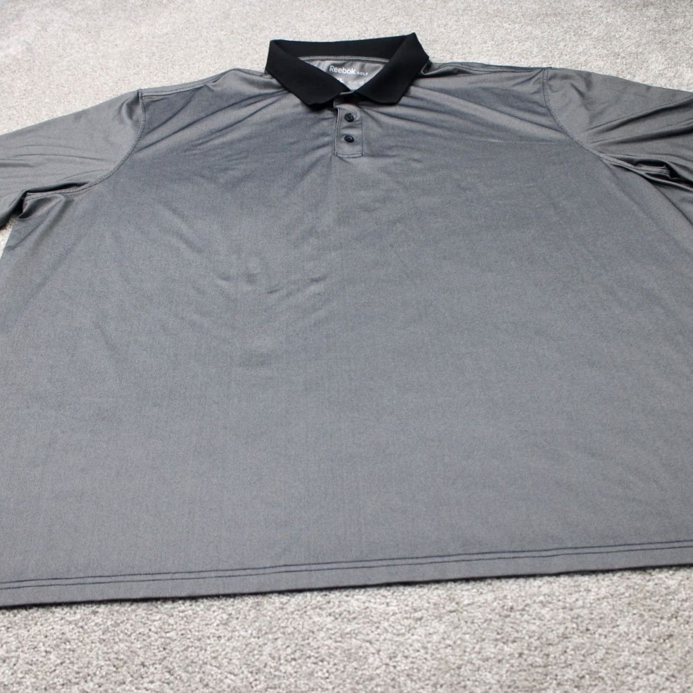 Reebok Reebok Golf Polo Shirt Mens 6XL Black Short Sleeve Polyester Stretch Polo Shirt Mens 6XL Black Polo Shirt Golf Size US XXL / EU 58 / 5 - 2 Thumbnail