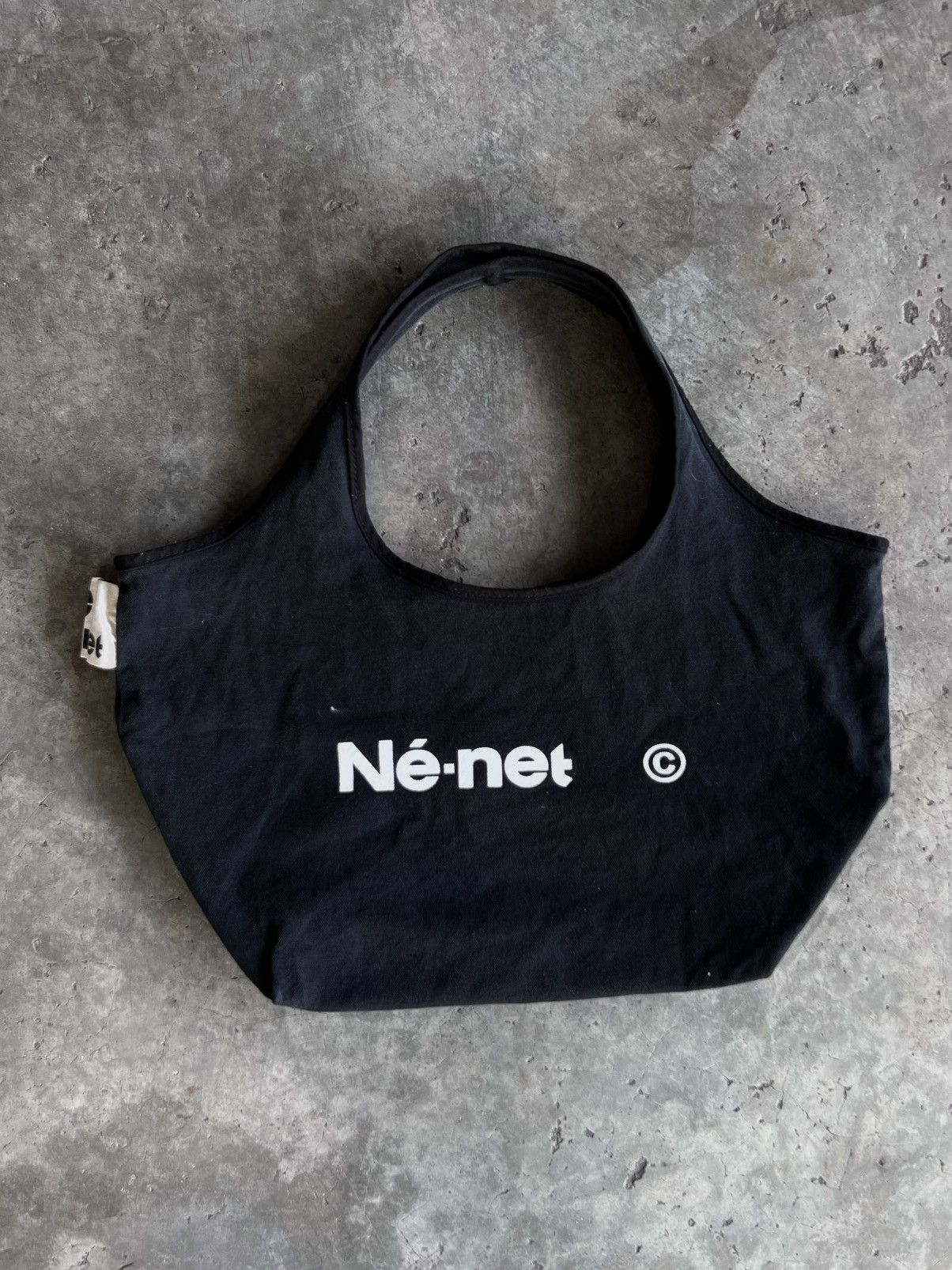Ne-Net Iconic Cat Ne-Net Issey Miyake Faded Canvas Shoulder Bag Size ONE SIZE - 6 Thumbnail