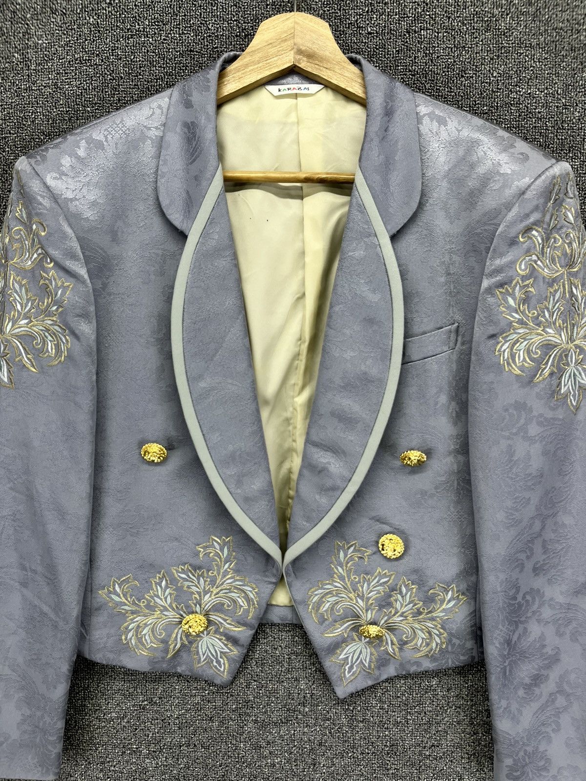 Japanese Brand Vintage Karabas Japanese Luxury Cardigan Jacket Size M / US 6-8 / IT 42-44 - 5 Thumbnail