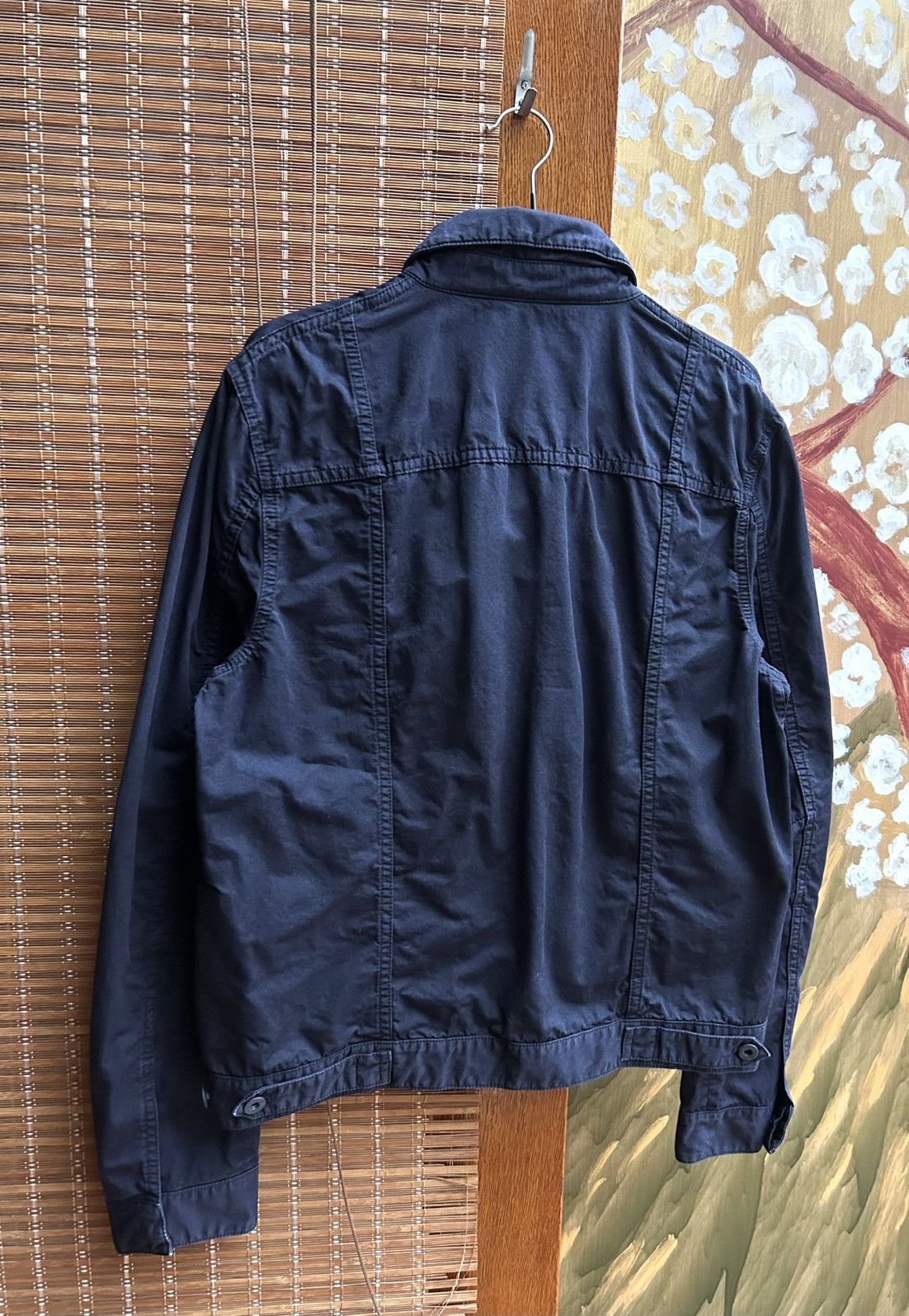 Balenciaga Balenciaga Paris Navy Cotton Field Jacket Ghesquière Era Size US L / EU 52-54 / 3 - 2 Thumbnail