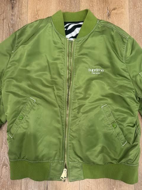 Supreme Supreme reversible bomber jacket with zebra Size US L / EU 52-54 / 3 - 4 Thumbnail
