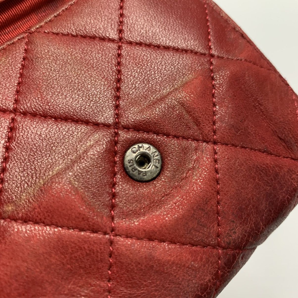 Chanel Chanel Red Leather Wallet Size ONE SIZE - 13 Thumbnail