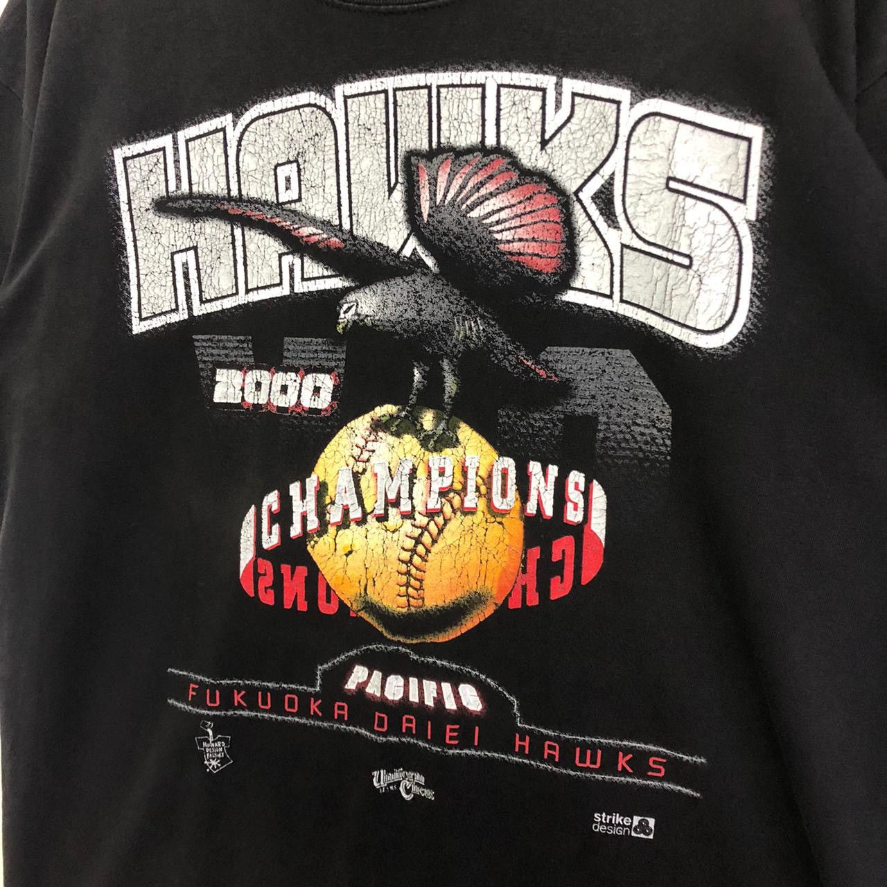 MLB × Vintage *Vintage 00s FUKUOKA DAIEI HAWKS japanese baseball team tee Size US L / EU 52-54 / 3 - 2 Thumbnail
