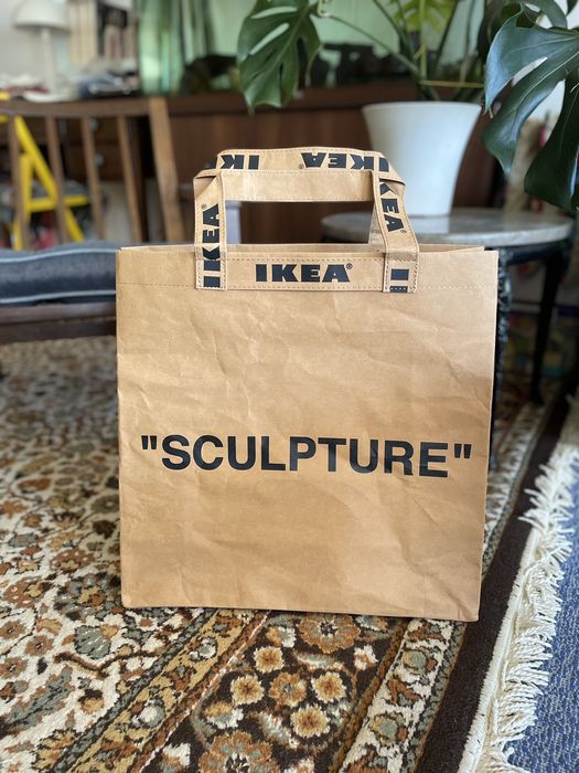 Ikea Virgil Abloh for IKEA SCULPTURE Markerad Tote bag Grailed