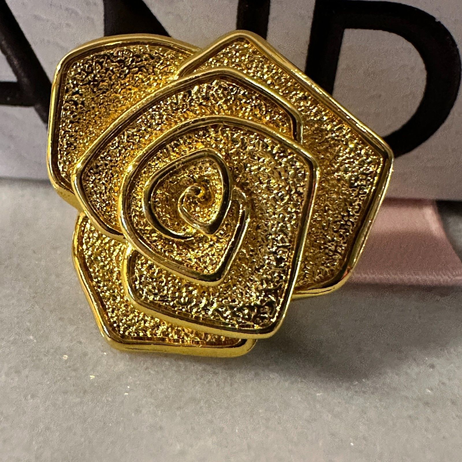 pandora Authentic PANDORA Gold Plated Rose in Bloom Oversized Charm Size ONE SIZE - 2 Thumbnail