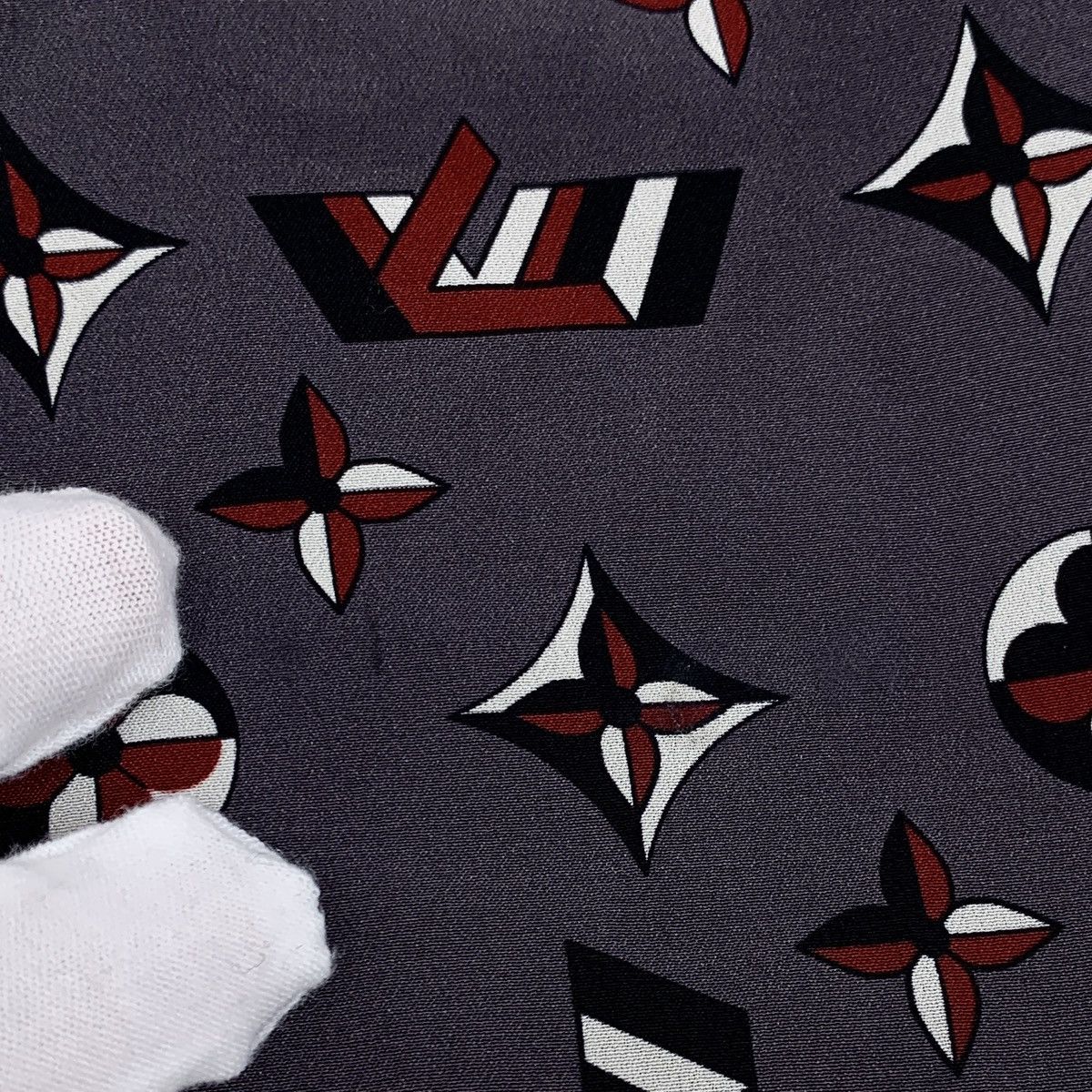 Louis Vuitton Louis Vuitton All-over Logo Print Short Sleeve Dress K26WX Size M / US 6-8 / IT 42-44 - 8 Thumbnail