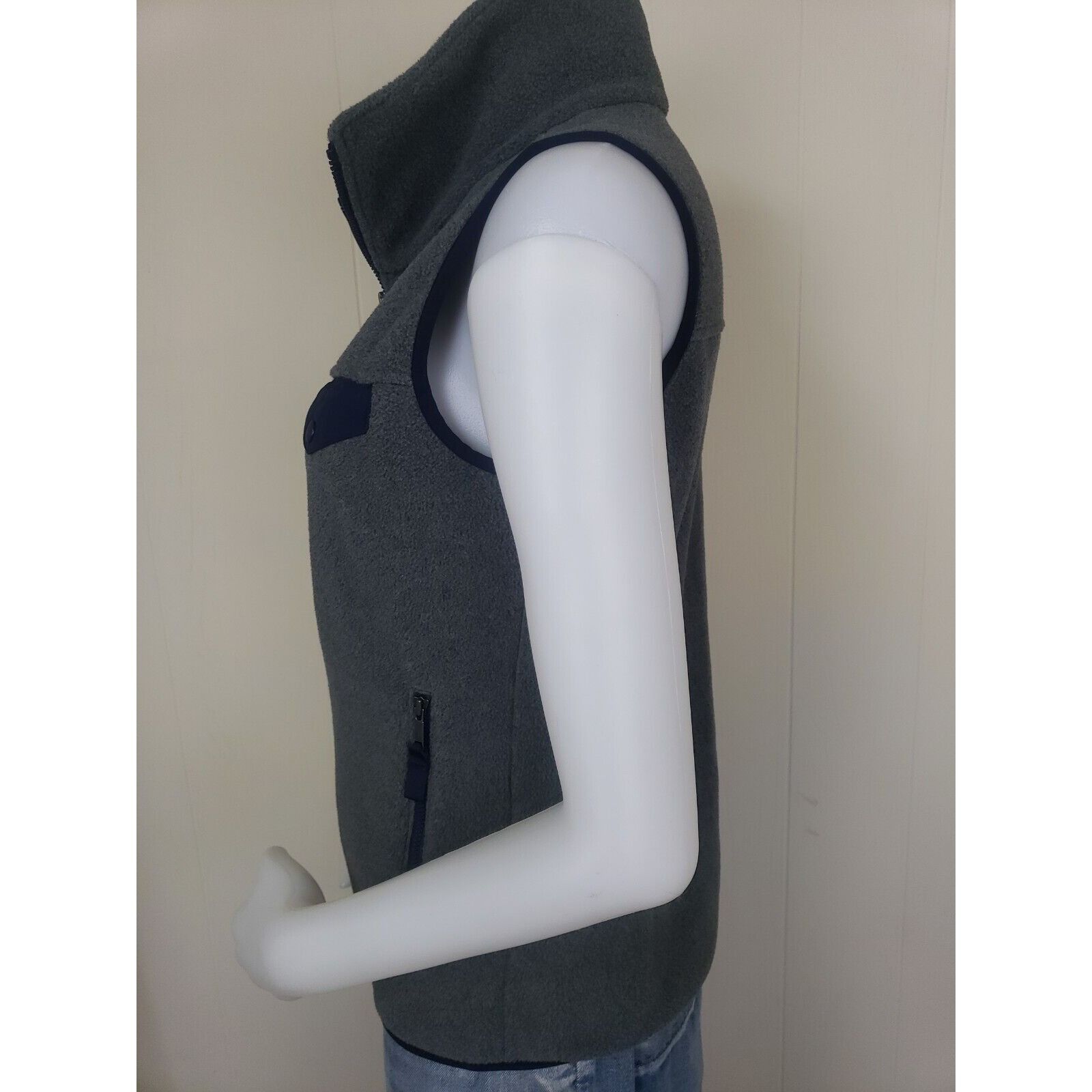 Patagonia Patagonia Synchilla Snap T Vest Womens S Full Zip Gray Blue Size S / US 4 / IT 40 - 3 Thumbnail