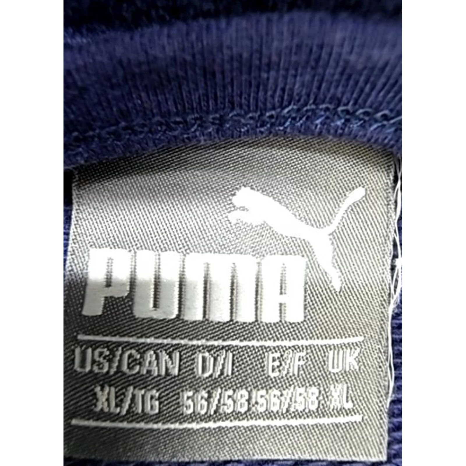 Puma Puma Vintage Navy Blue Track Jacket XL Men Full Zip White Stripes Size US XL / EU 56 / 4 - 3 Thumbnail