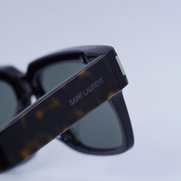 Saint Laurent Paris New Saint Laurent SL732 003 Vadim Sunglasses - Havana Frame Size ONE SIZE - 9 Thumbnail