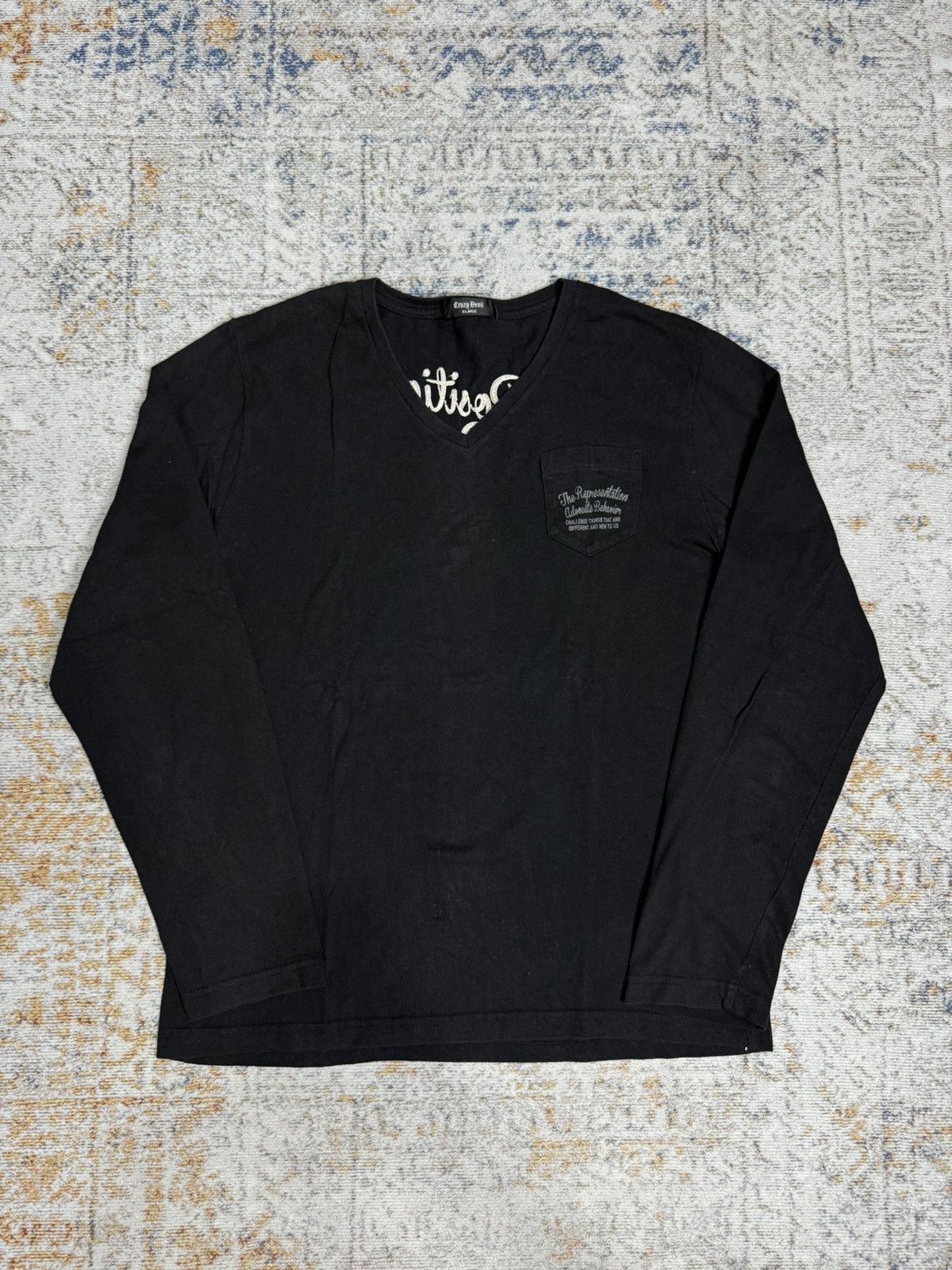 Japanese Brand Crazy devil ifsix style long sleeve Size US L / EU 52-54 / 3 - 3 Thumbnail