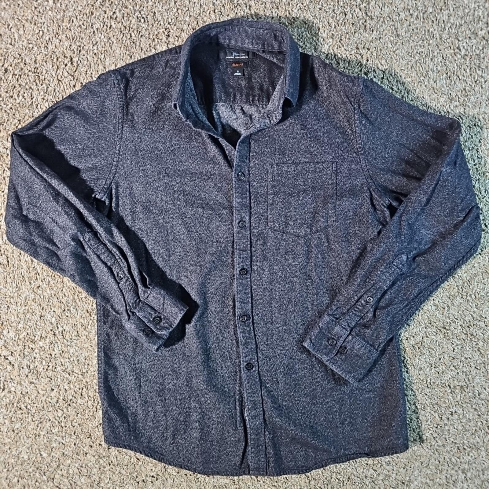 Marc Anthony Marc Anthony S Slim Fit Button Up Shirt Size US S / EU 44-46 / 1 - 1 Thumbnail