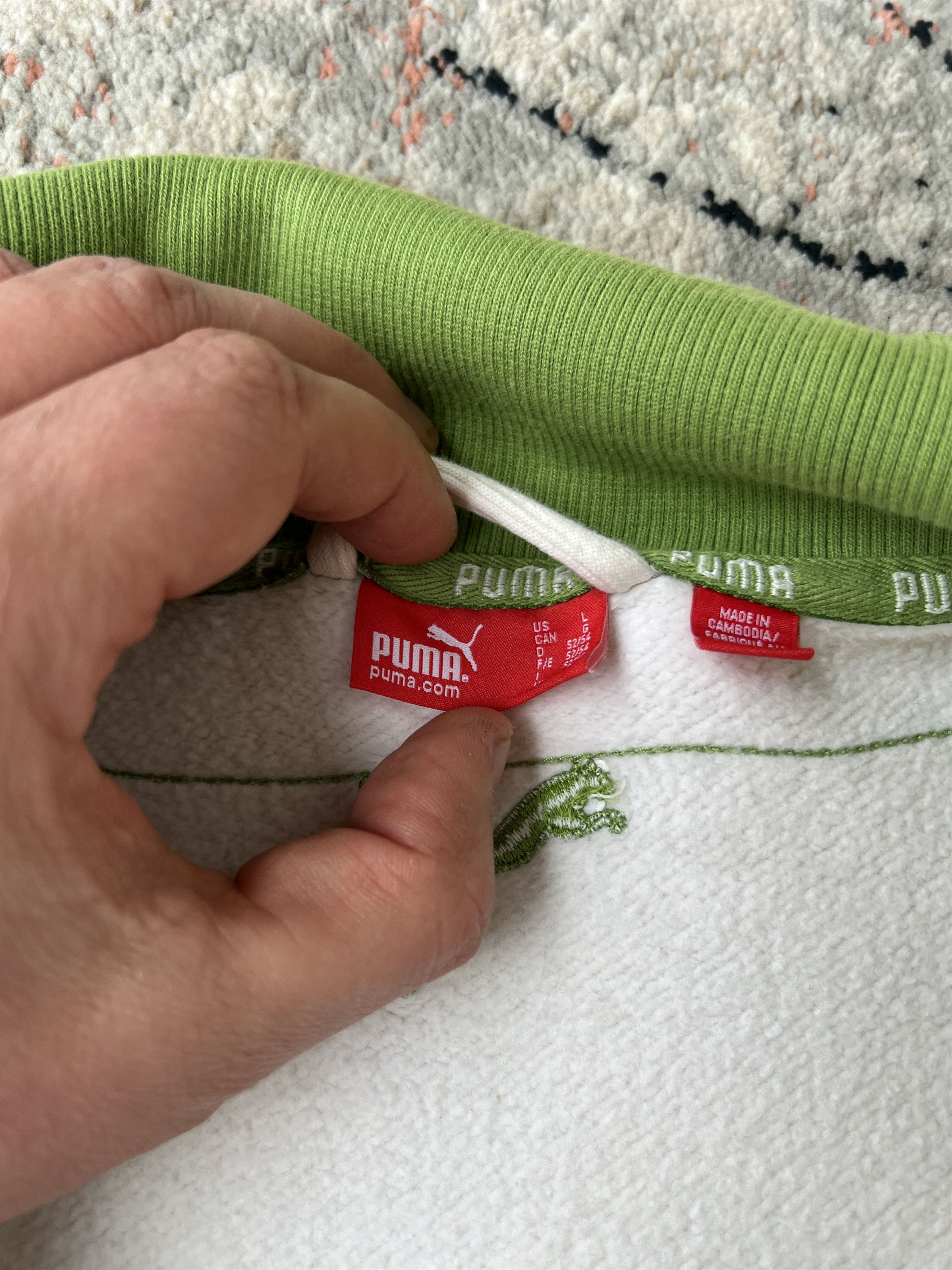 Puma Y2K Vintage Puma Zip Track sweatshirt Size US L / EU 52-54 / 3 - 6 Thumbnail