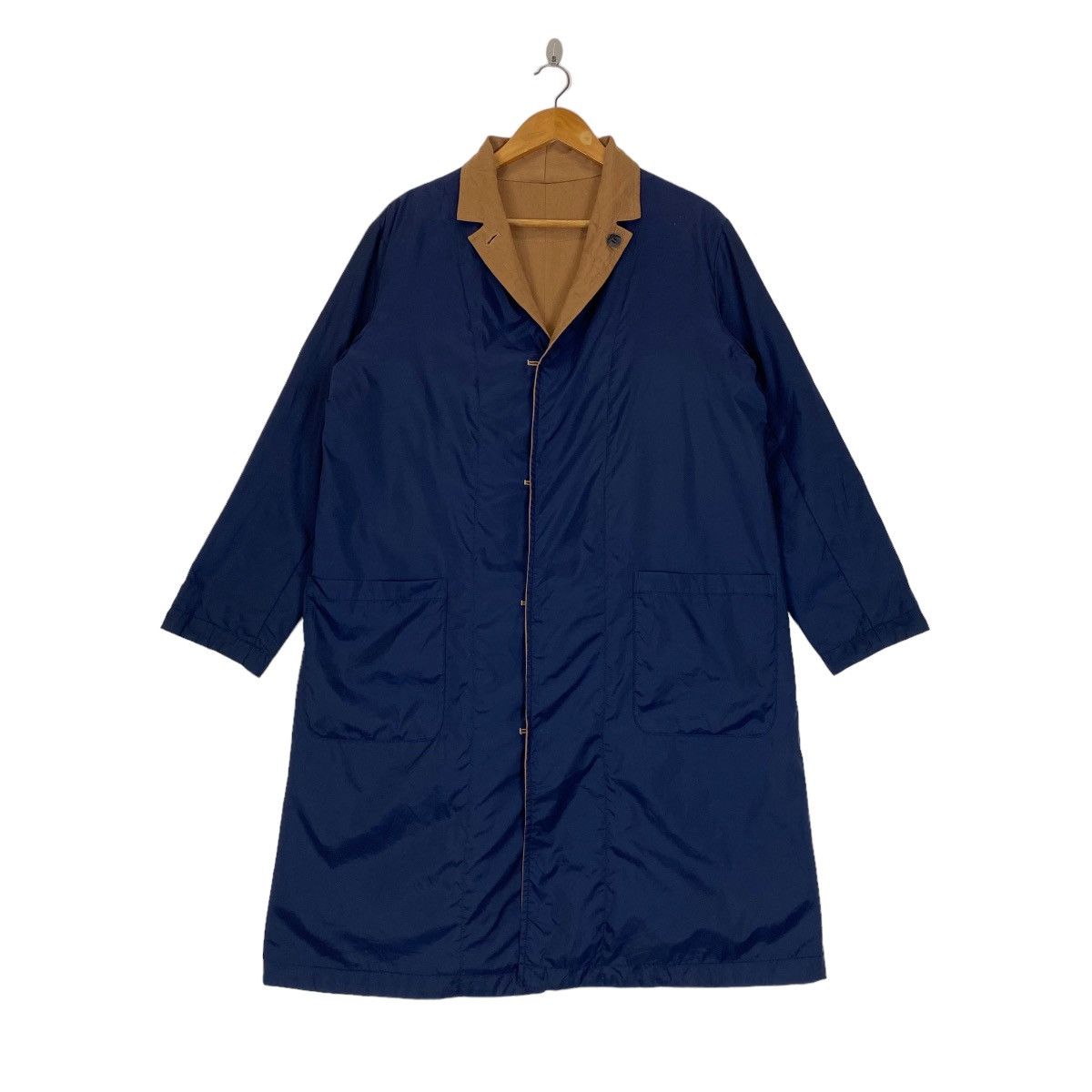 Issey Miyake ✨Issey Miyake Plantation reversible long coat Size US M / EU 48-50 / 2 - 6 Thumbnail