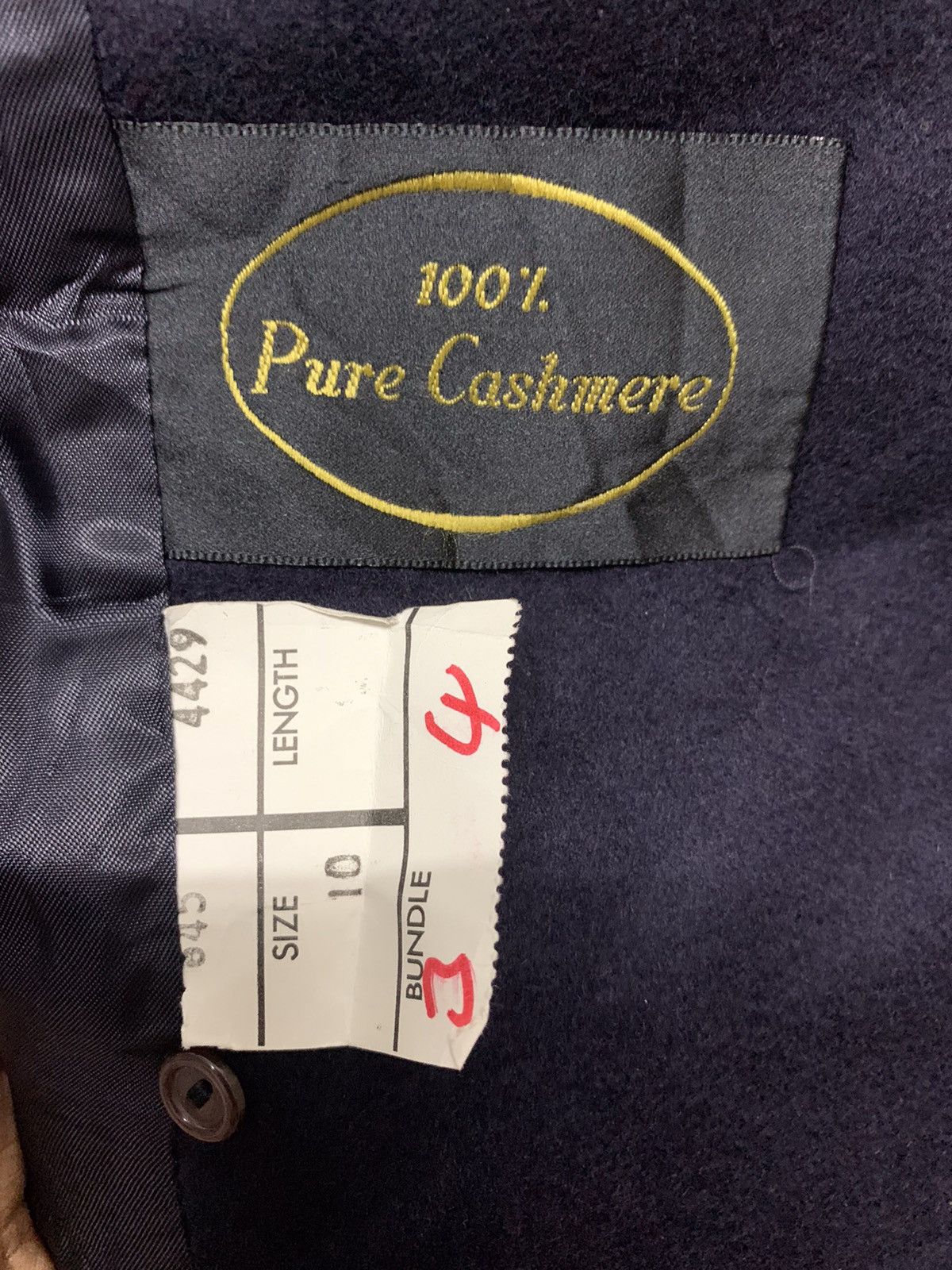 Vintage ADMYSA Double Breasted Pure Cashmere Long Coat Size US L / EU 52-54 / 3 - 17 Thumbnail