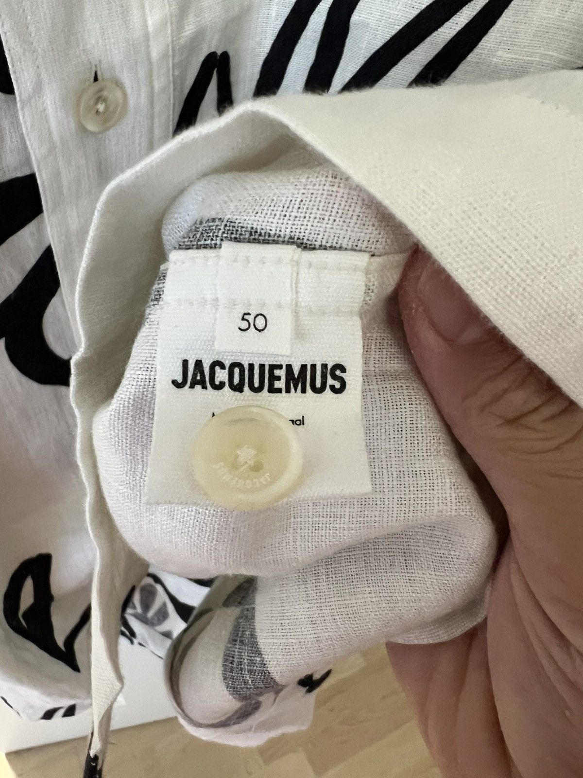 Jacquemus Jacquemus la chemise moisson flower le splash size 50 Size US L / EU 52-54 / 3 - 4 Thumbnail