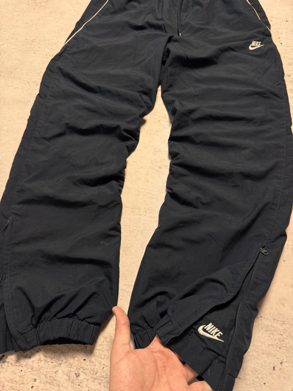 Nike × Vintage NIKE VINTAGE BASIC LOGO OVERSIZE BAGGY PANTS Size US 32 / EU 48 - 2 Thumbnail