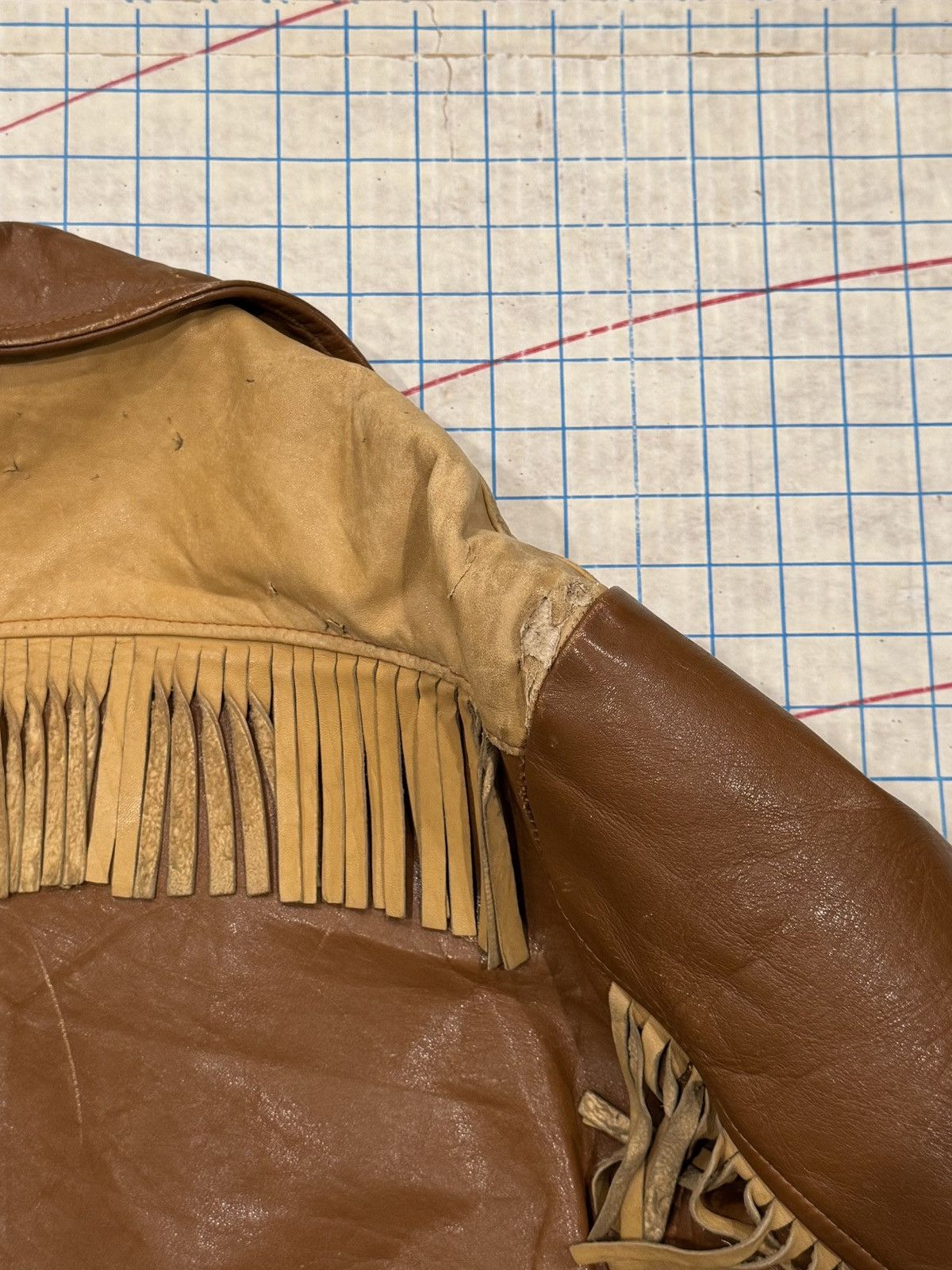 Vintage Vintage Sportswear Manufacturers Horse Hide Fringe Western Size US M / EU 48-50 / 2 - 16 Thumbnail