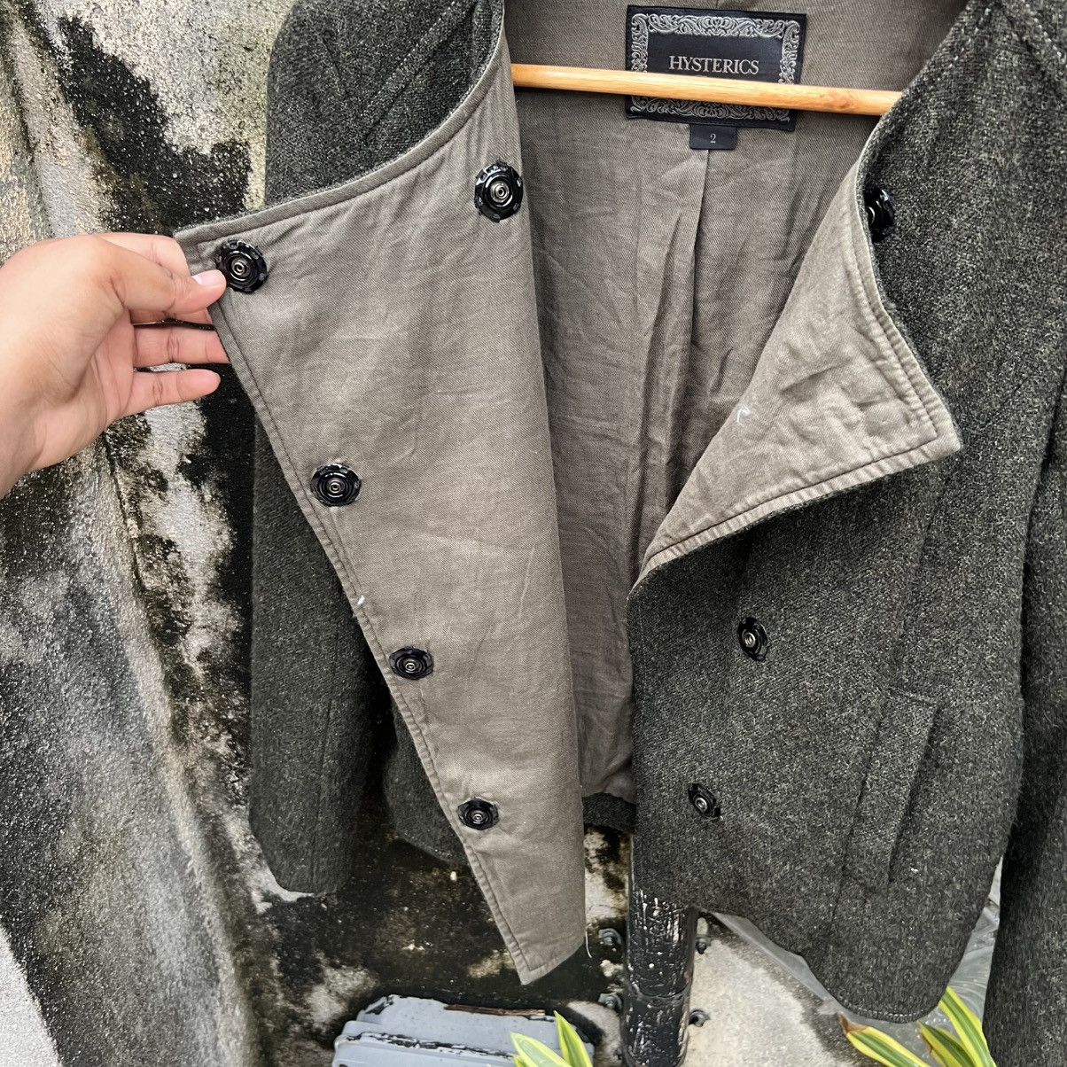 Hysteric Glamour “HYSTERIC GLAMOUR” BUTTON UP WOOL JACKET Size M / US 6-8 / IT 42-44 - 13 Thumbnail