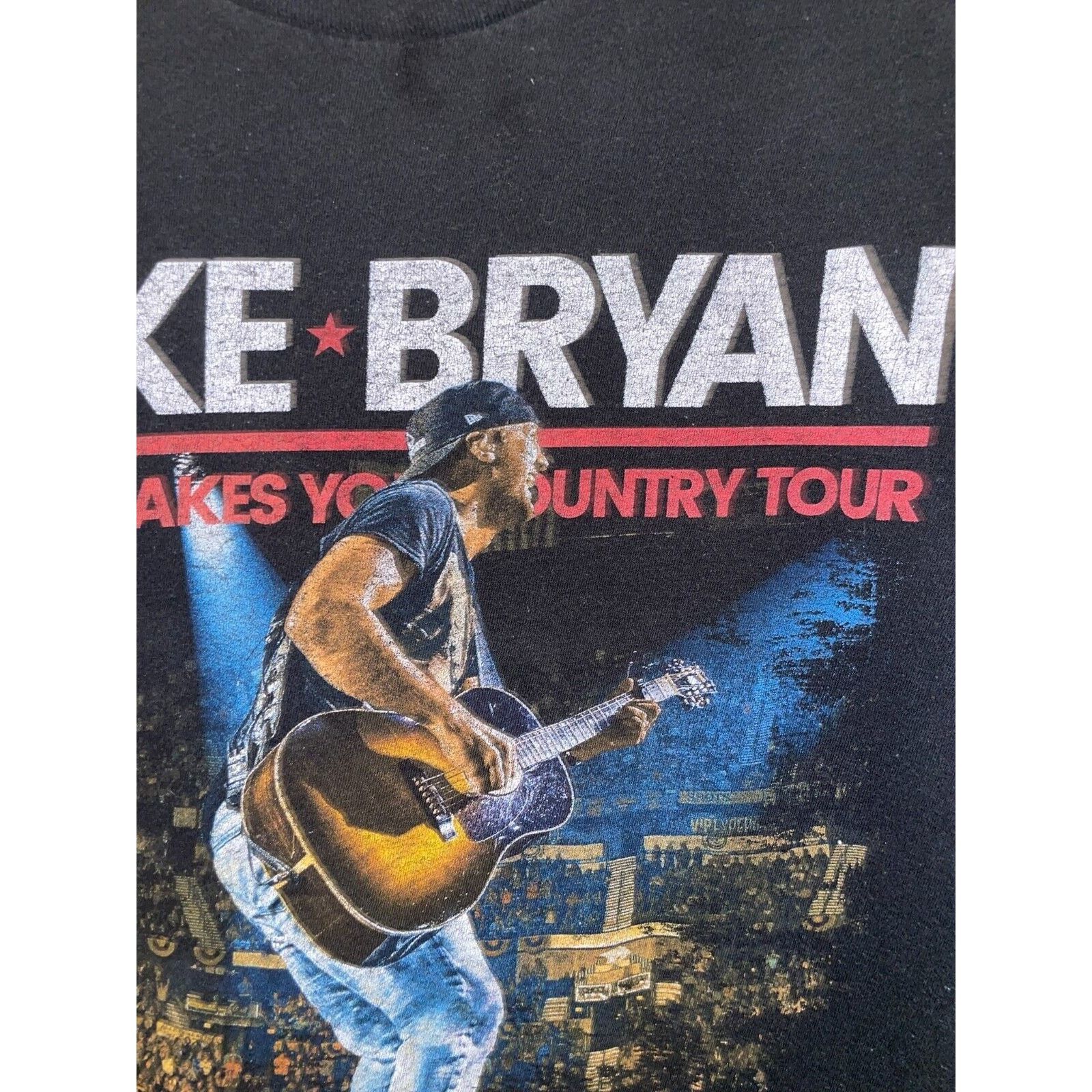 Tultex Luke Bryan Shirt What Makes Your Country Tour Music S Small Size US S / EU 44-46 / 1 - 2 Thumbnail
