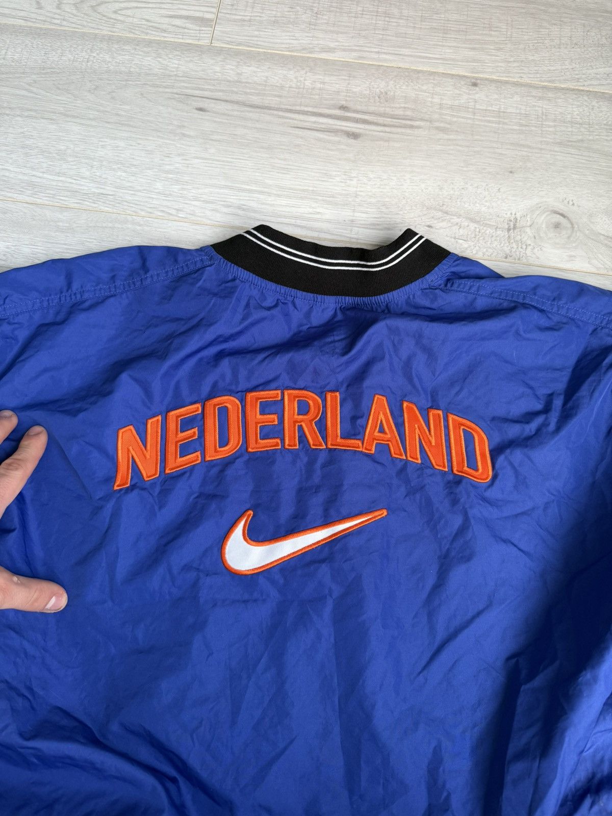 Nike × Vintage Vintage 90’s KNVB Nike Soccer Jersey Jacket Nederland shirt Size US XXL / EU 58 / 5 - 7 Thumbnail
