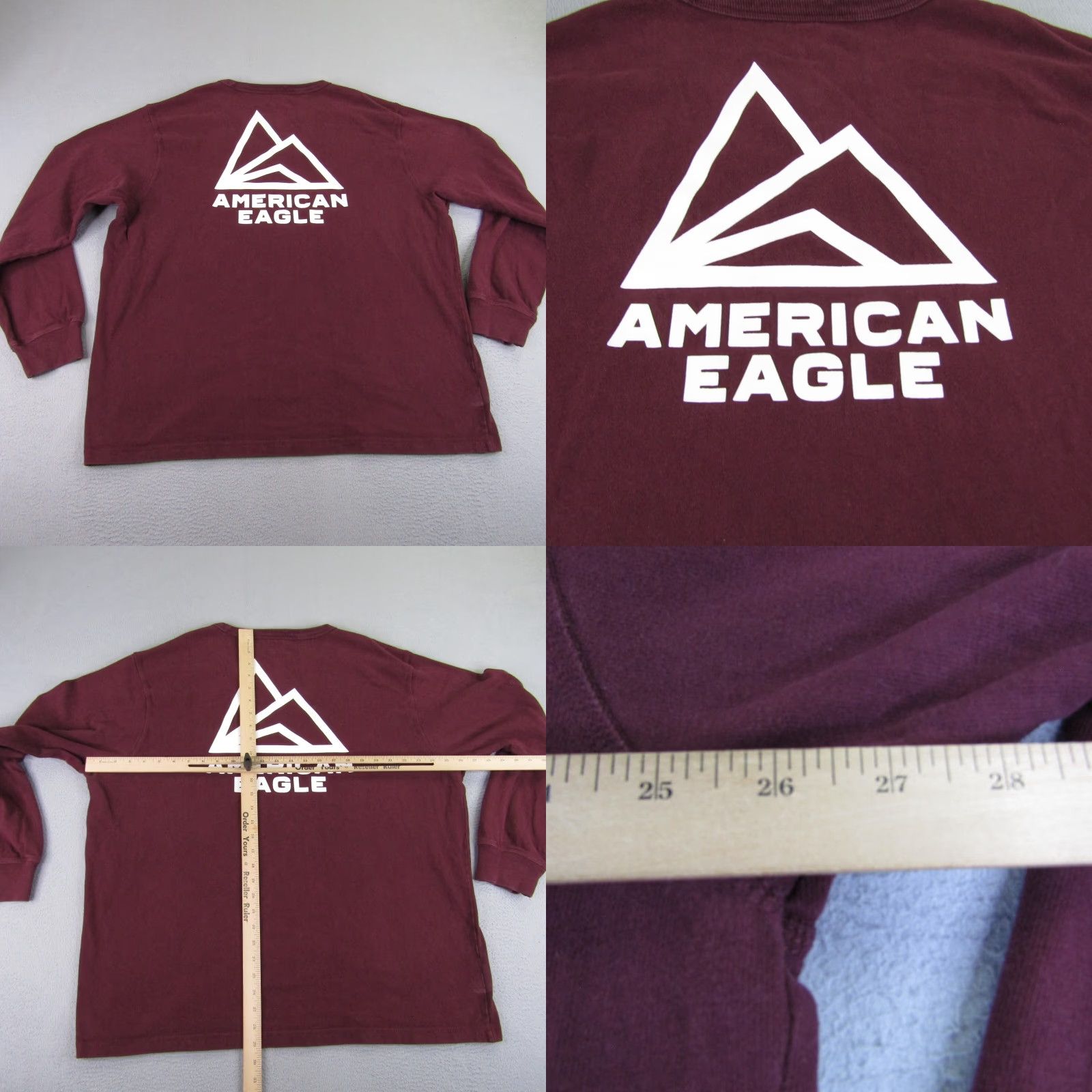 American Eagle Outfitters VINTAGE American Eagle Sweater Shirt Mens 2XL Red Pullover Crewneck Preppy Outdoor 90s Mens Size US XXL / EU 58 / 5 - 8 Thumbnail
