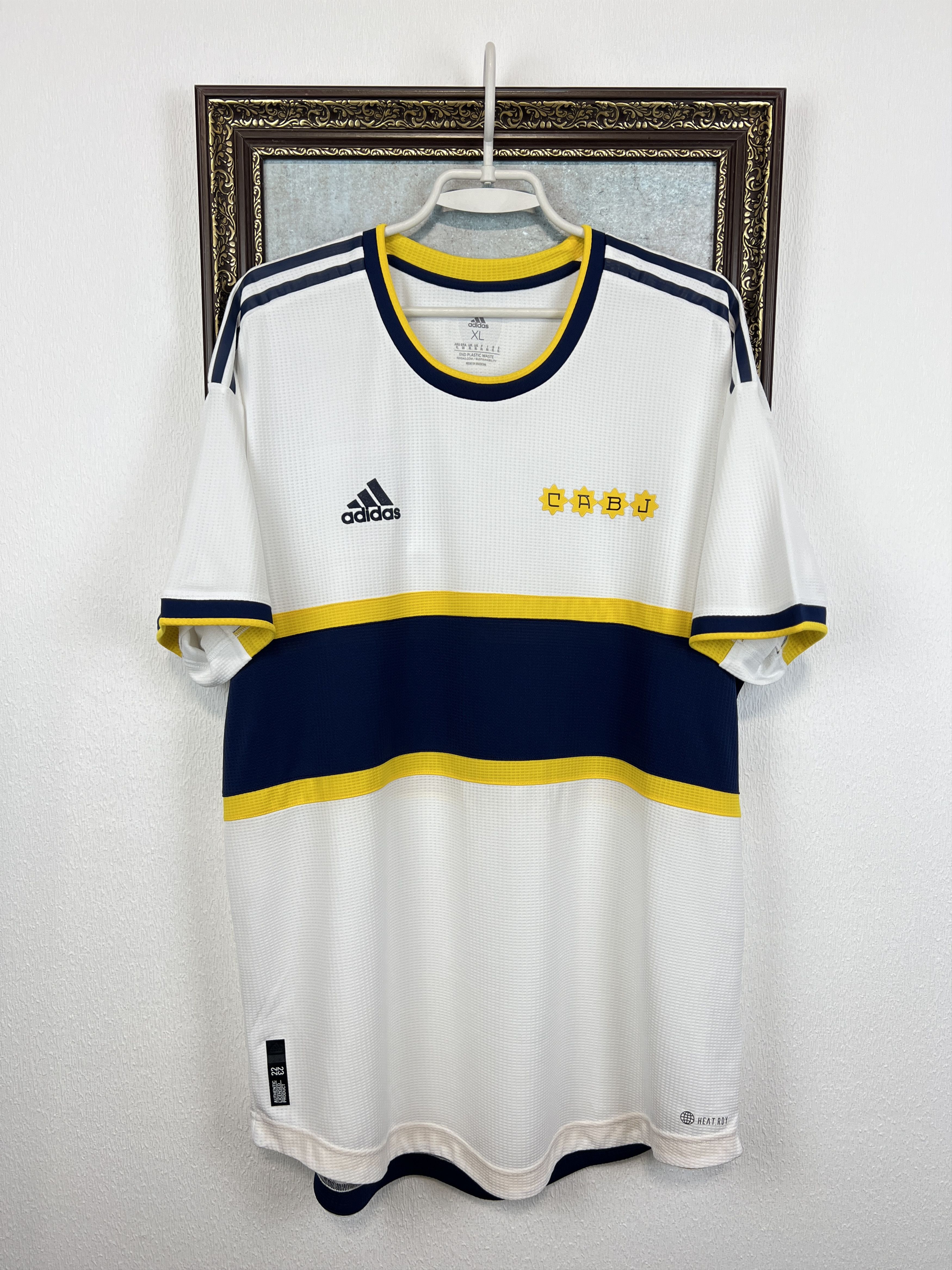 Adidas Boca Juniors Away football shirt 2022 Soccer Jersey Trikot Size US XL / EU 56 / 4 - 1 Thumbnail