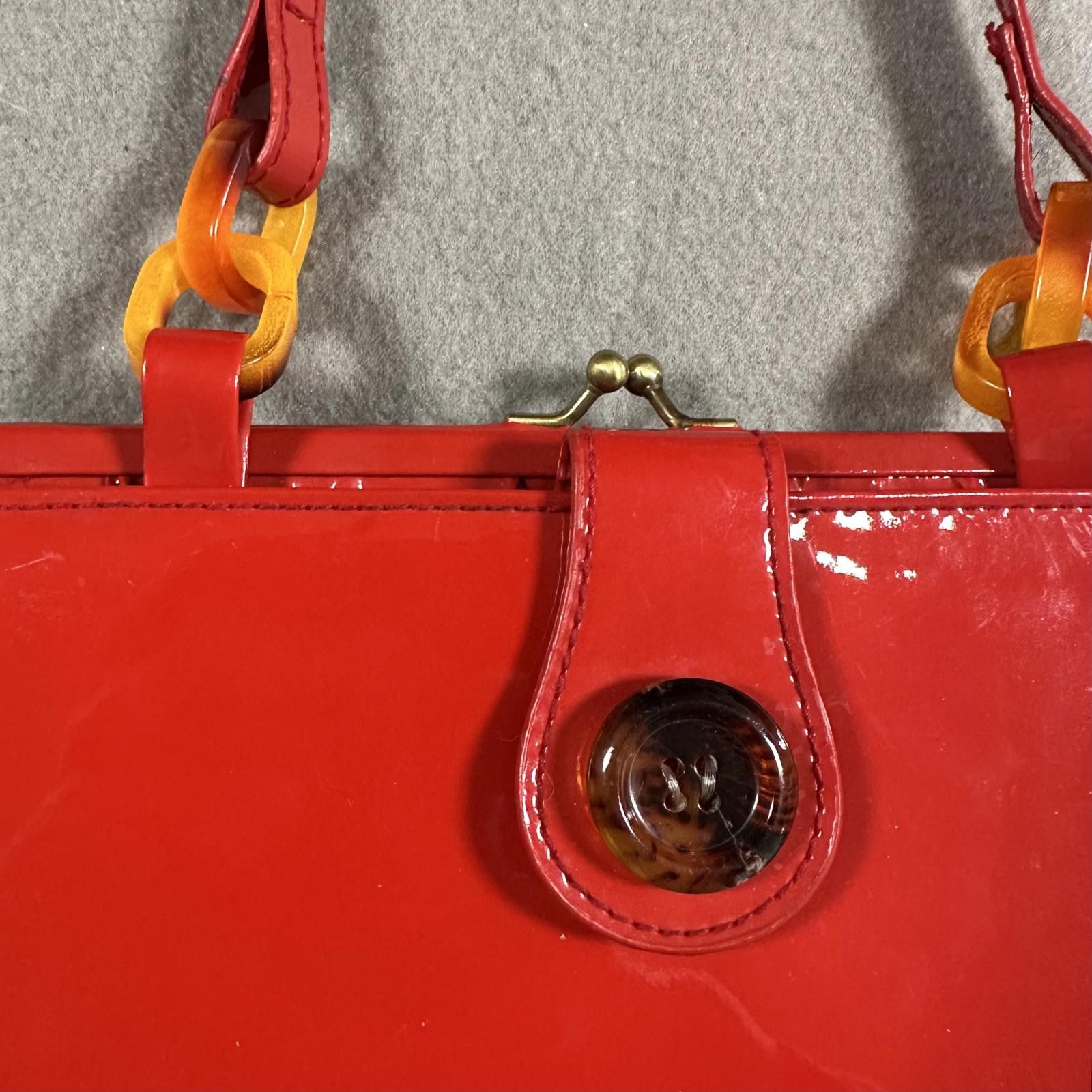 Other Shoulder Bag Red Mini Y2K Button Detail Size ONE SIZE - 5 Thumbnail